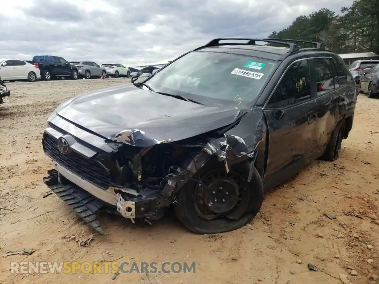 2 Photograph of a damaged car JTMF1RFV2KJ017457 TOYOTA RAV4 2019
