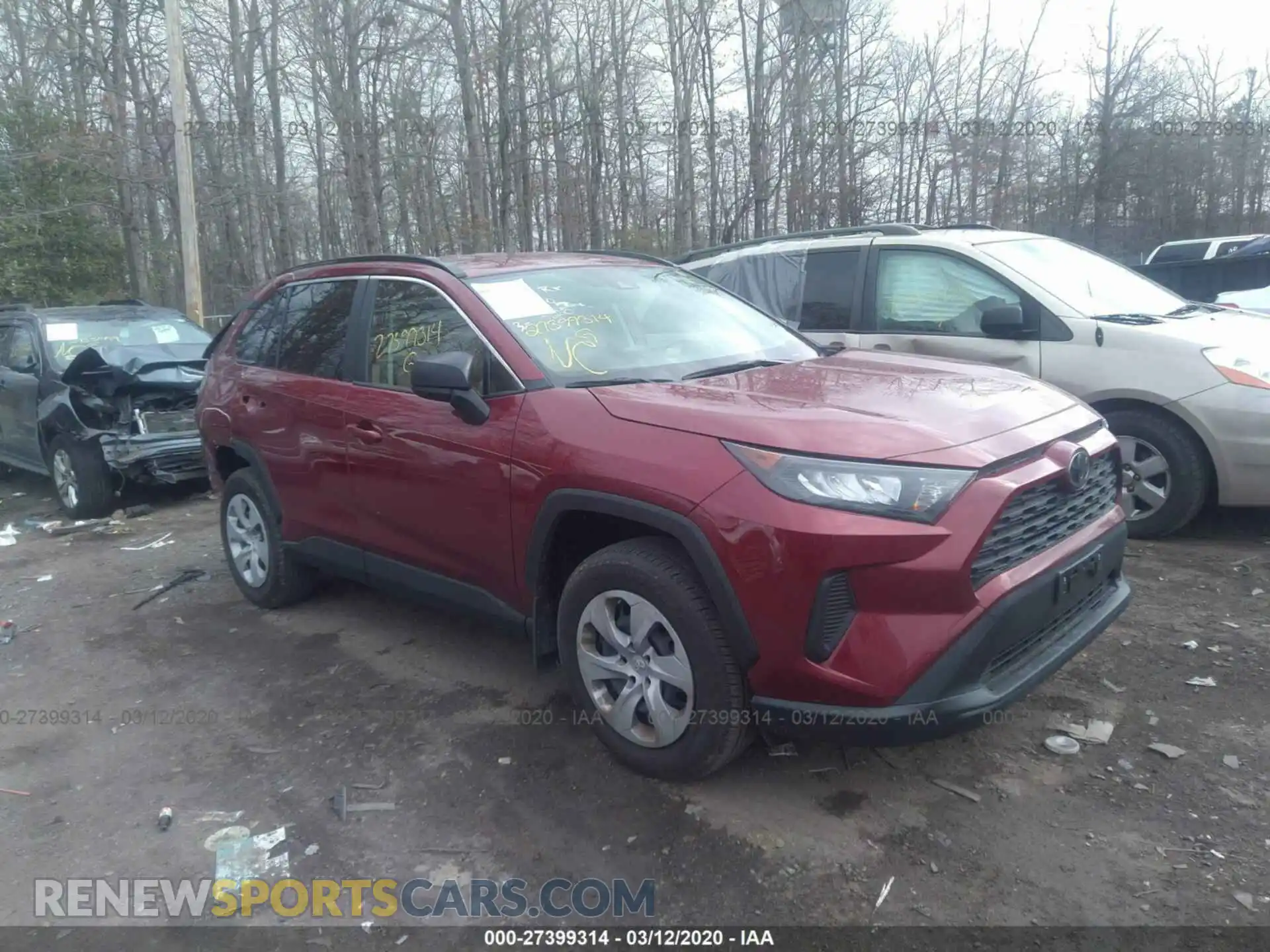 1 Photograph of a damaged car JTMF1RFV3KD014470 TOYOTA RAV4 2019