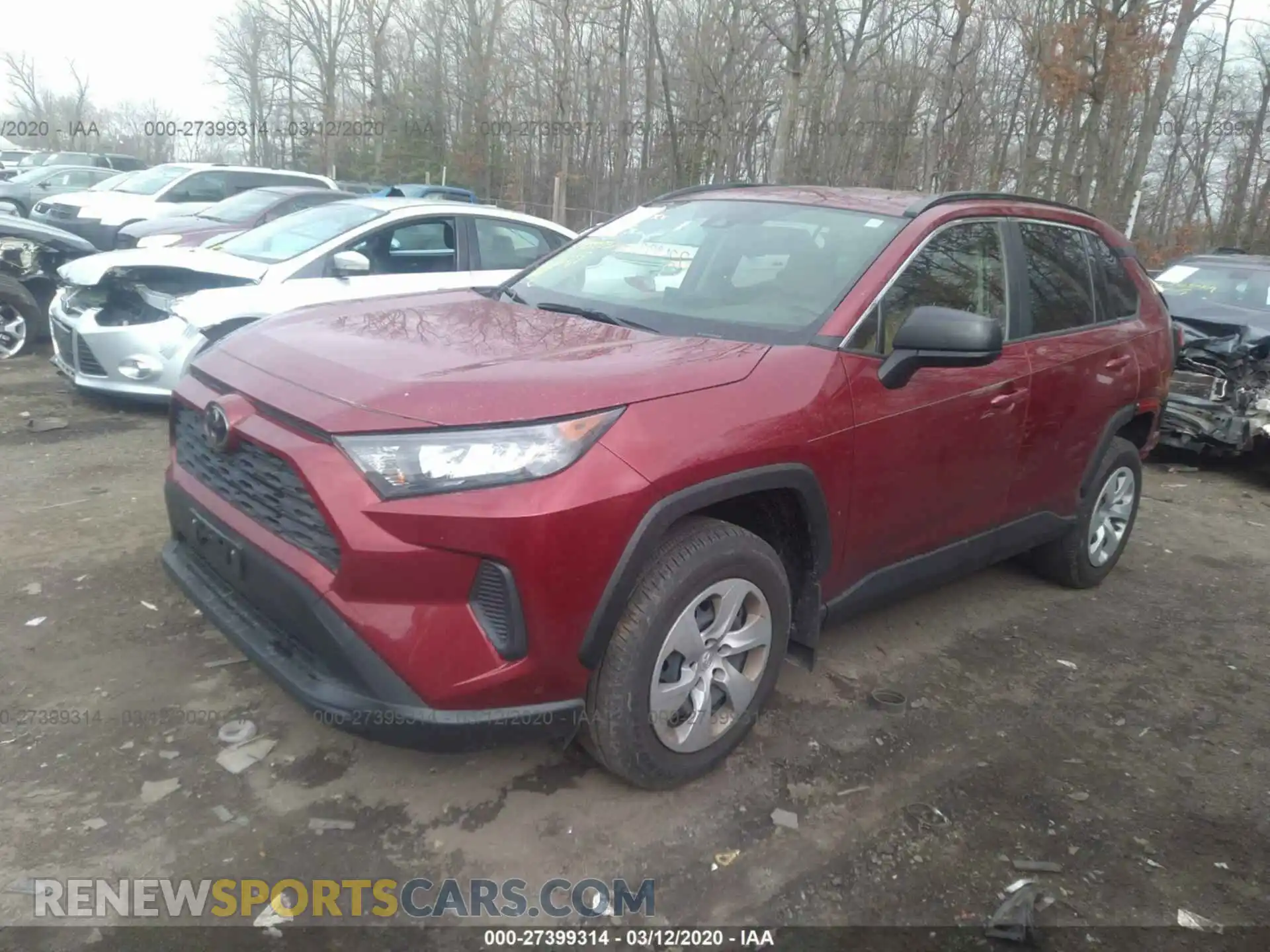 2 Photograph of a damaged car JTMF1RFV3KD014470 TOYOTA RAV4 2019