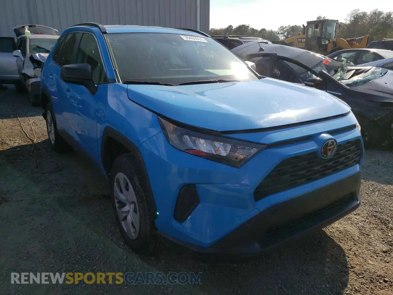 1 Photograph of a damaged car JTMF1RFV3KD500227 TOYOTA RAV4 2019