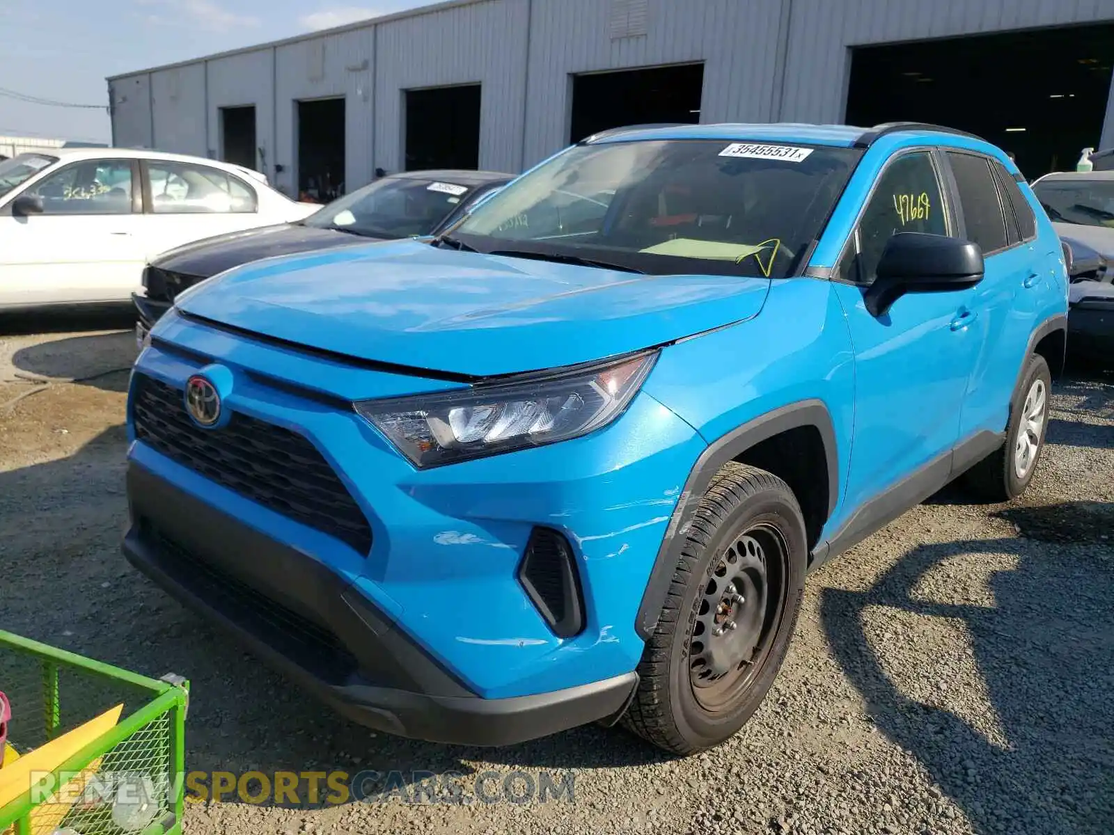 2 Photograph of a damaged car JTMF1RFV3KD500227 TOYOTA RAV4 2019