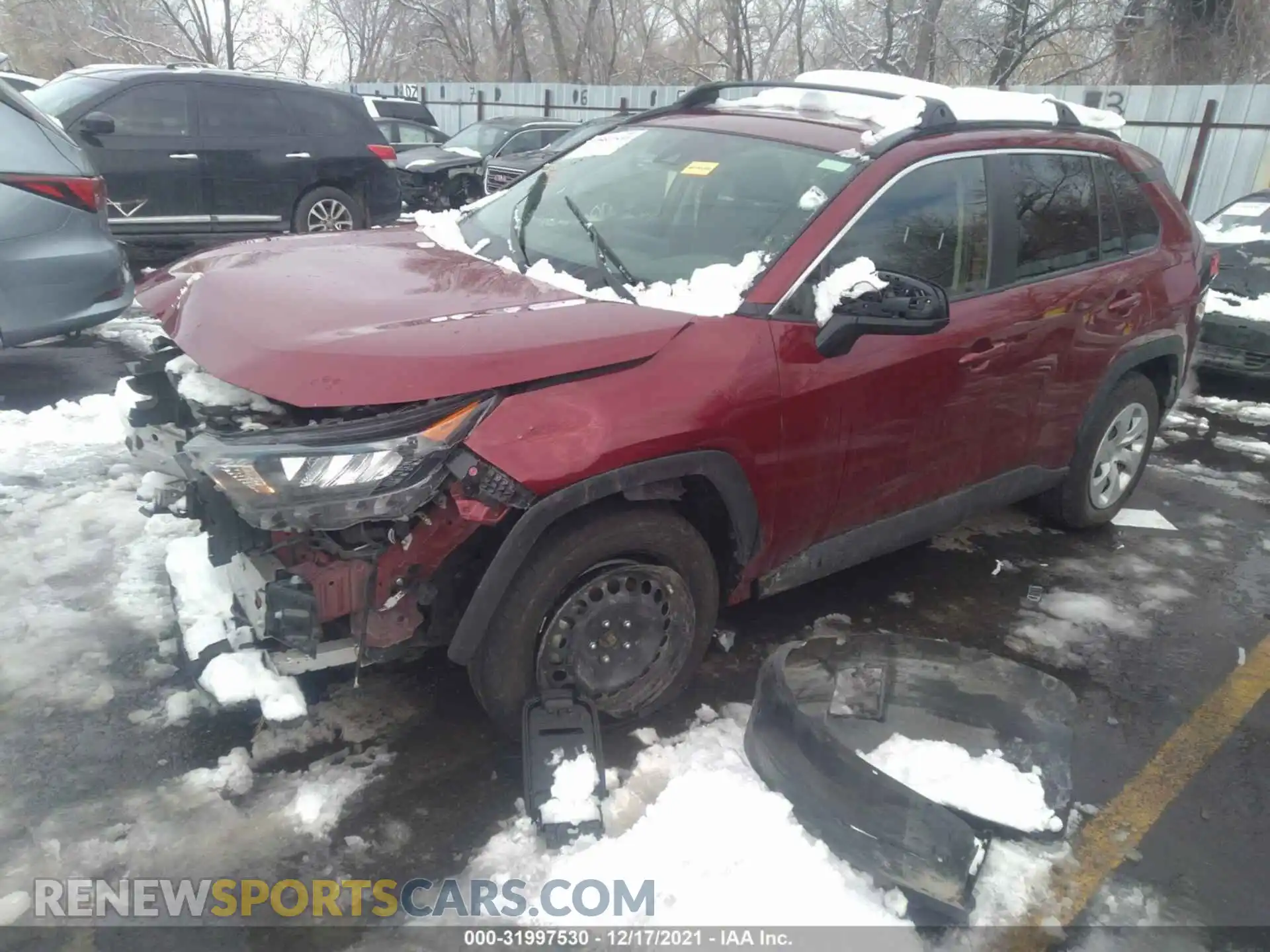 2 Photograph of a damaged car JTMF1RFV4KD030063 TOYOTA RAV4 2019