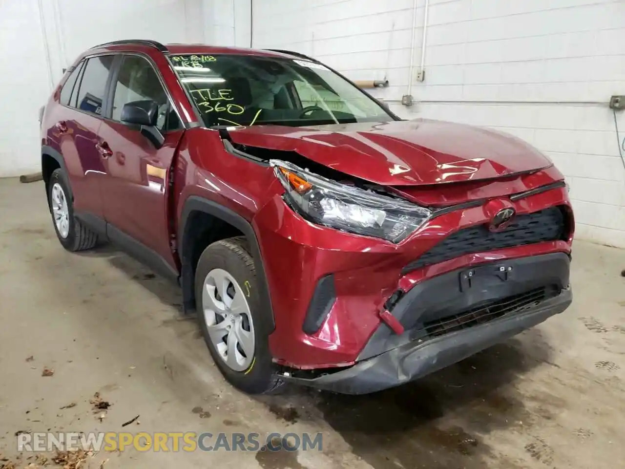 1 Photograph of a damaged car JTMF1RFV4KD046926 TOYOTA RAV4 2019