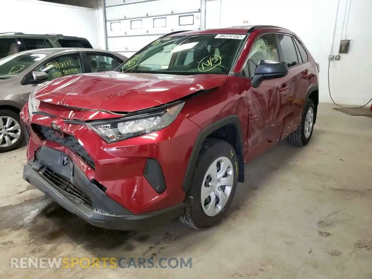 2 Photograph of a damaged car JTMF1RFV4KD046926 TOYOTA RAV4 2019