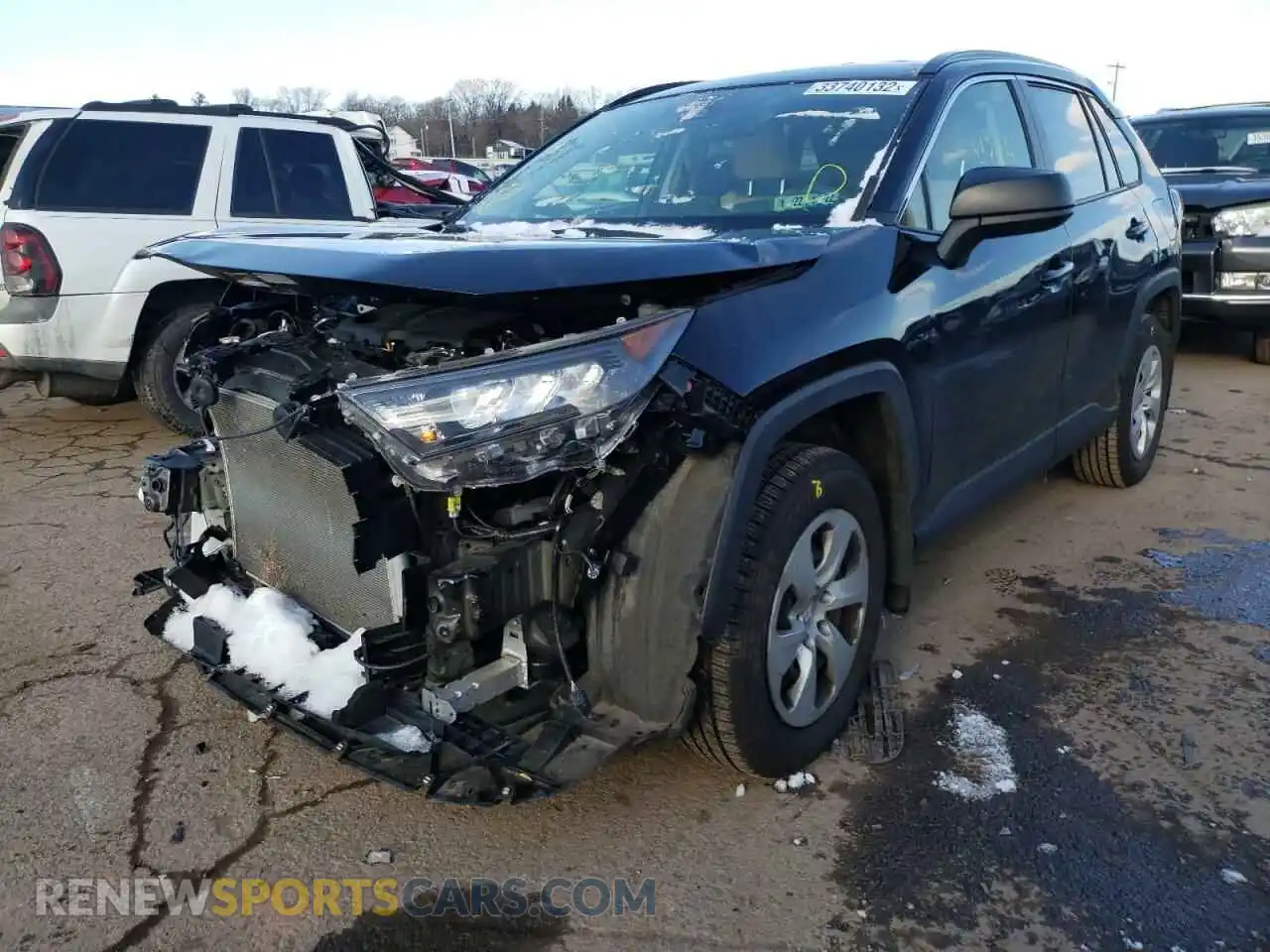 2 Photograph of a damaged car JTMF1RFV4KD501144 TOYOTA RAV4 2019