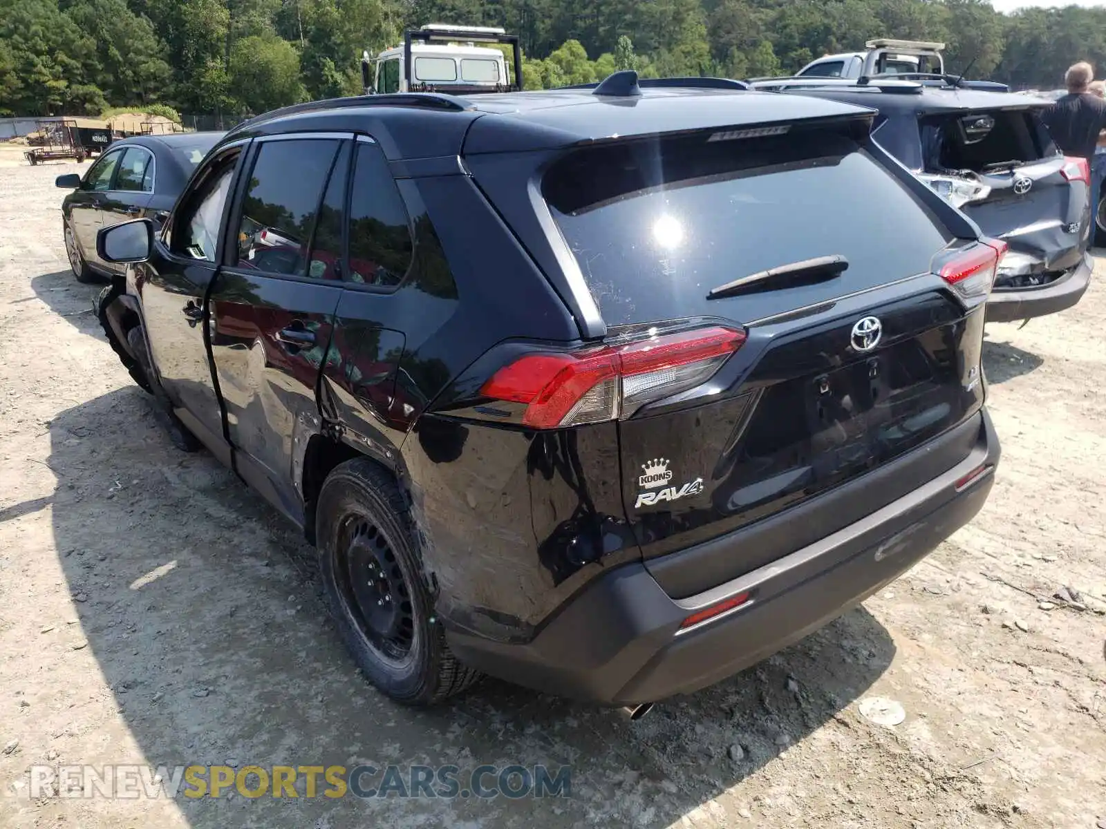 3 Photograph of a damaged car JTMF1RFV4KJ016360 TOYOTA RAV4 2019