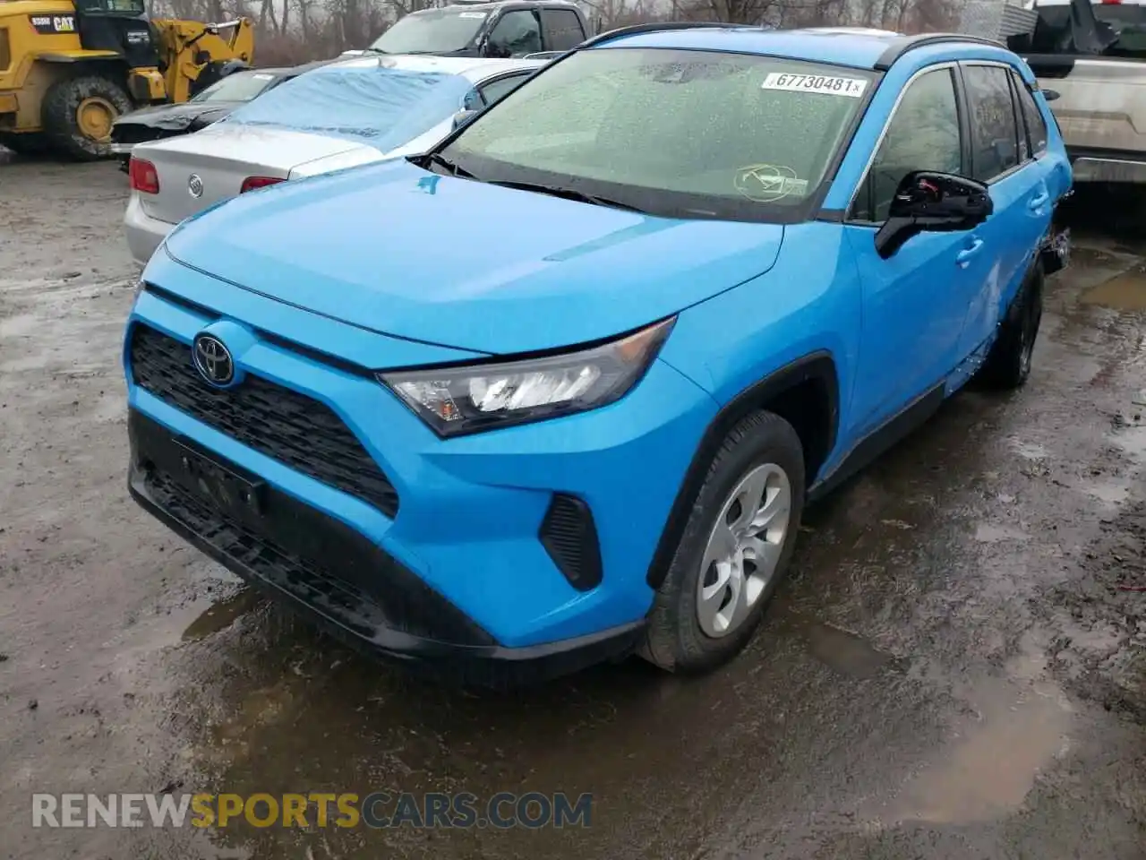 2 Photograph of a damaged car JTMF1RFV5KJ011894 TOYOTA RAV4 2019