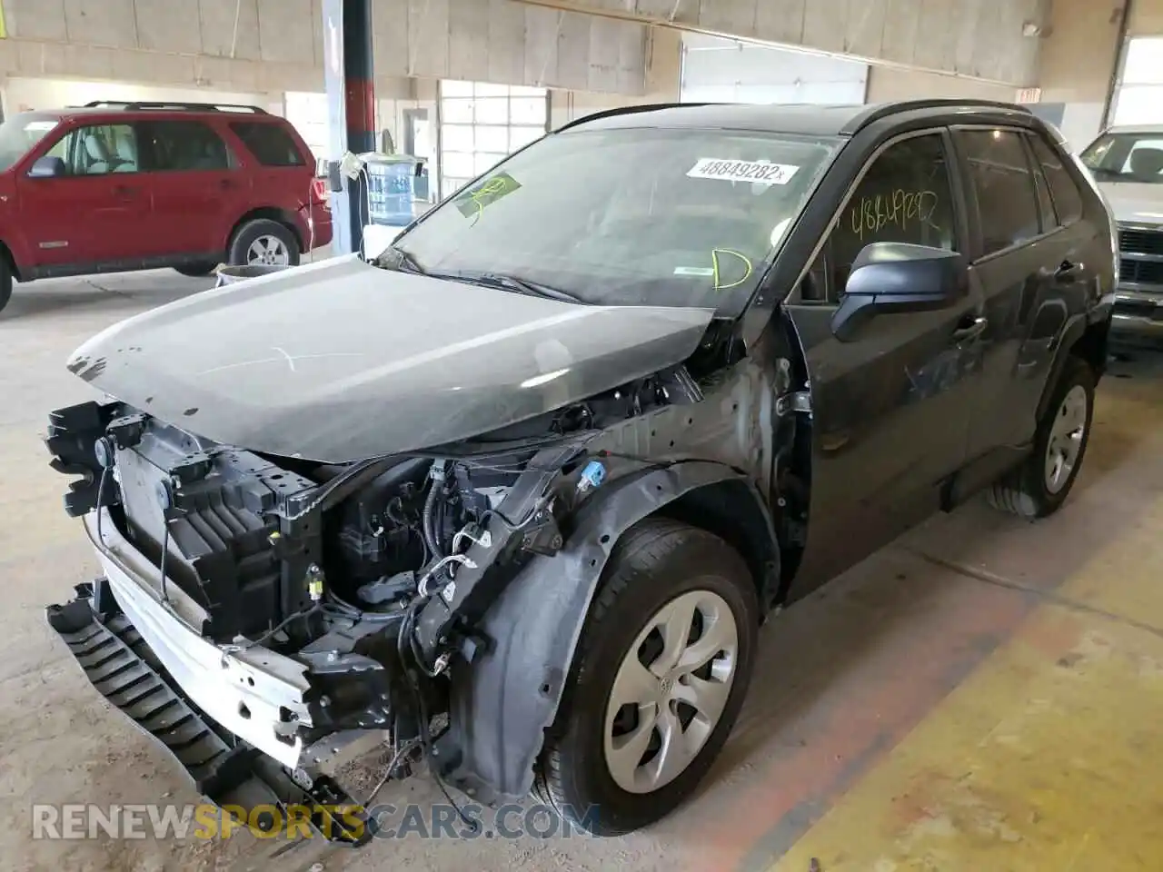 2 Photograph of a damaged car JTMF1RFV6KJ010771 TOYOTA RAV4 2019