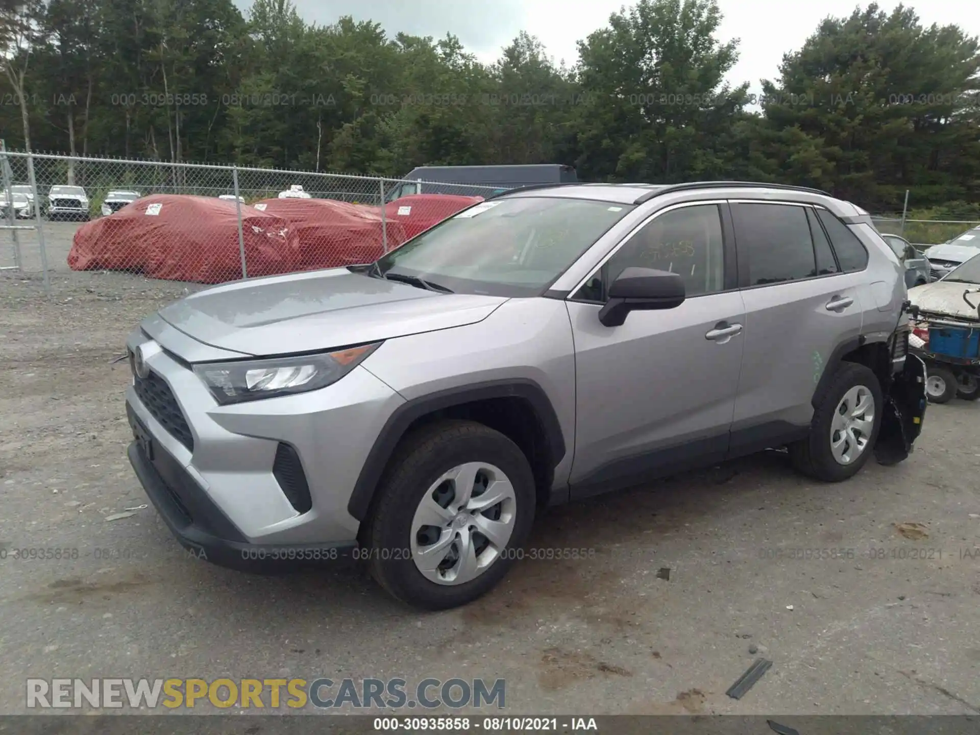 2 Photograph of a damaged car JTMF1RFV7KJ003571 TOYOTA RAV4 2019