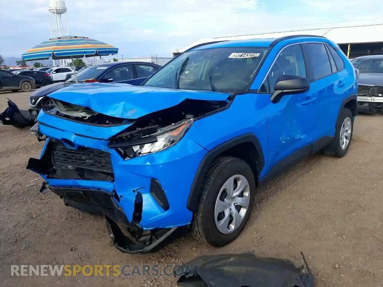 2 Photograph of a damaged car JTMF1RFV8KD500725 TOYOTA RAV4 2019