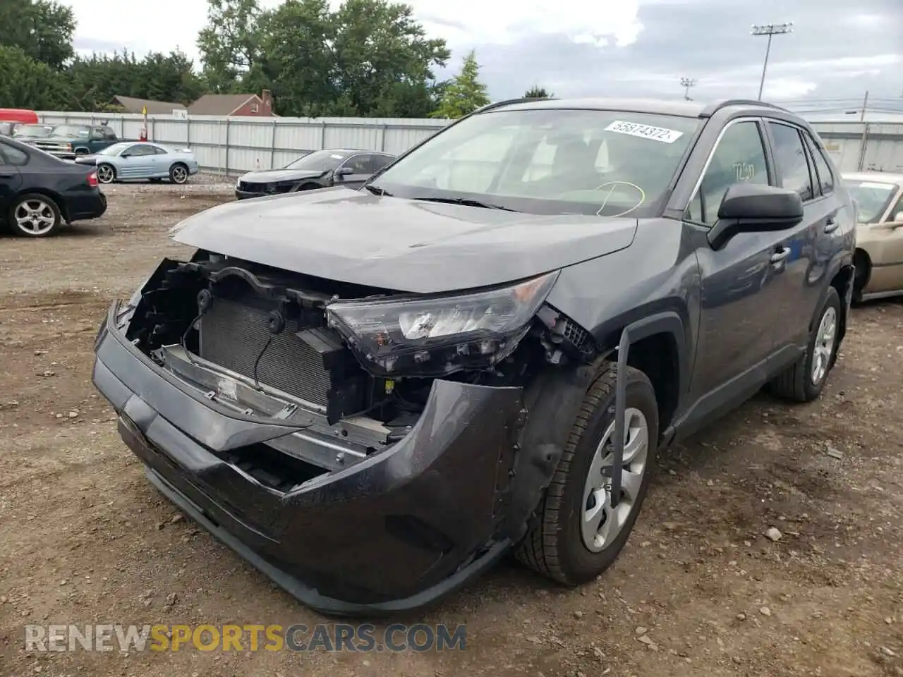 2 Photograph of a damaged car JTMF1RFV8KJ006138 TOYOTA RAV4 2019