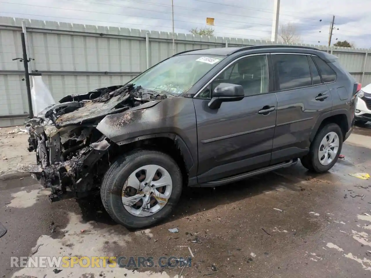 1 Photograph of a damaged car JTMF1RFVXKD034361 TOYOTA RAV4 2019
