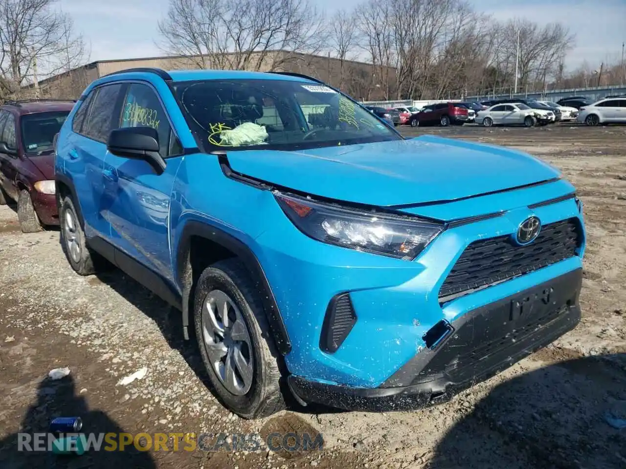 1 Photograph of a damaged car JTMF1RFVXKD504842 TOYOTA RAV4 2019