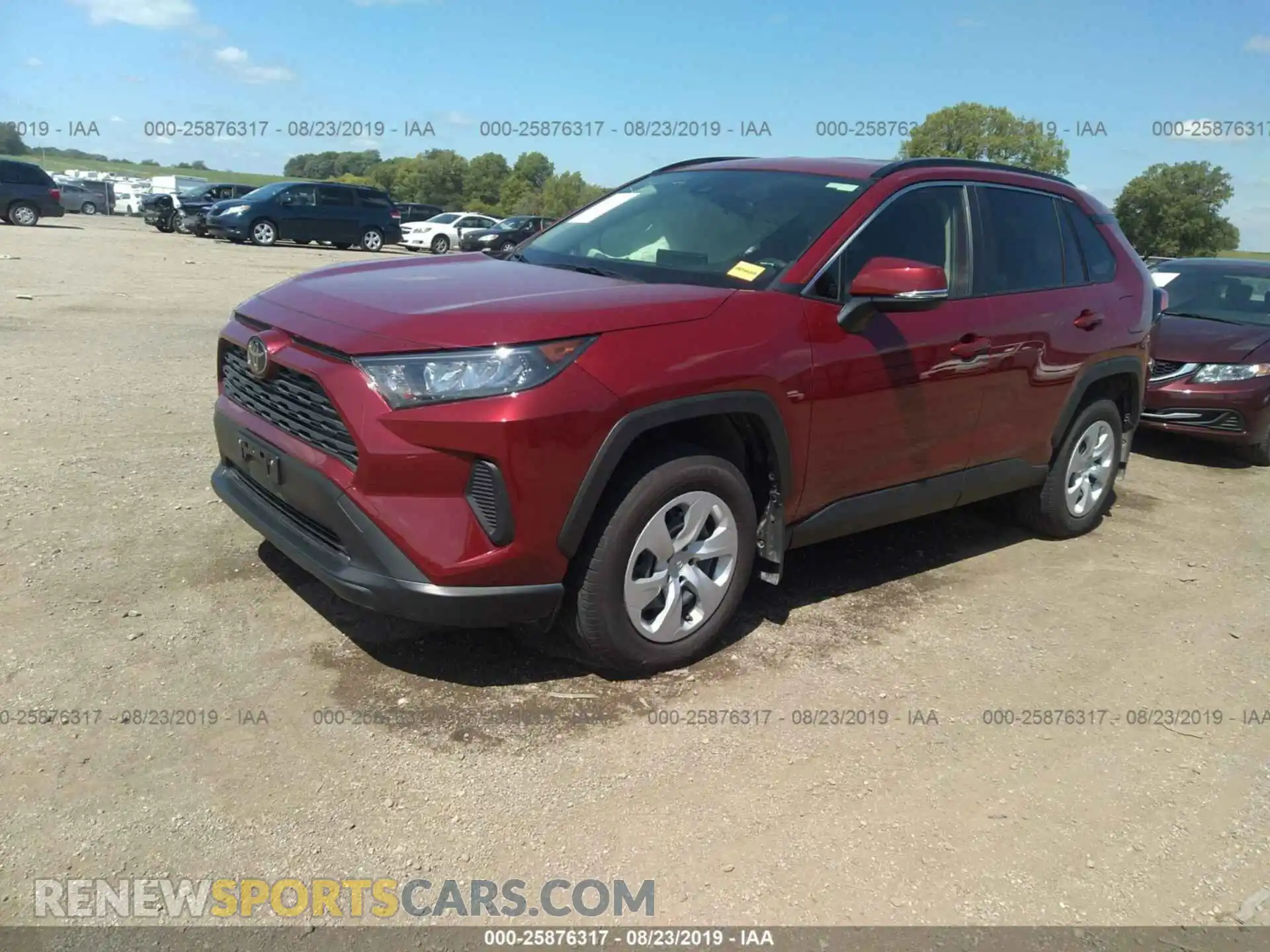 2 Photograph of a damaged car JTMG1RFV3KD010472 TOYOTA RAV4 2019