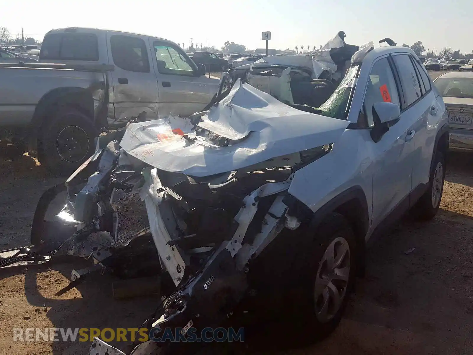 2 Photograph of a damaged car JTMG1RFV4KD026051 TOYOTA RAV4 2019