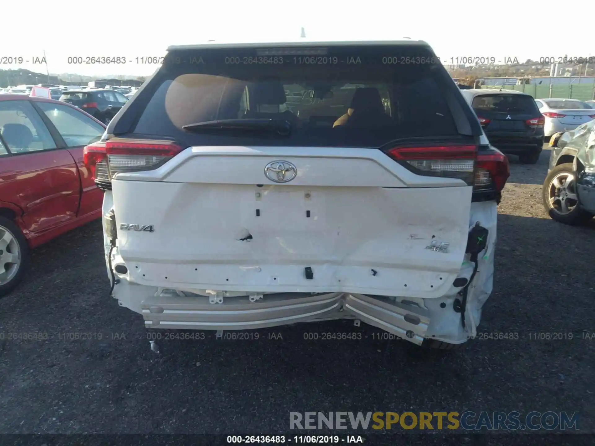 6 Photograph of a damaged car JTMG1RFV4KD516828 TOYOTA RAV4 2019