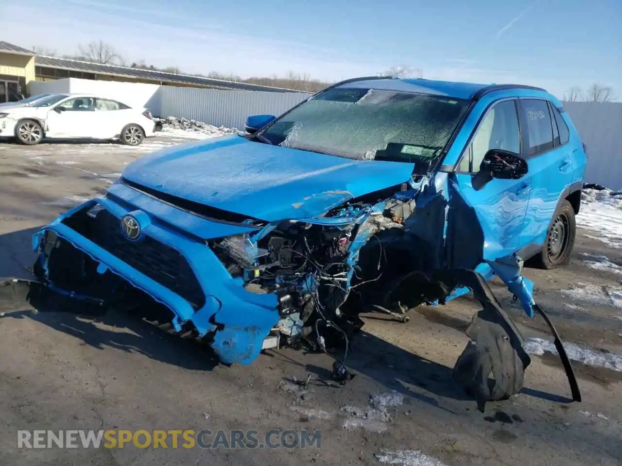 2 Photograph of a damaged car JTMG1RFV5KD003975 TOYOTA RAV4 2019