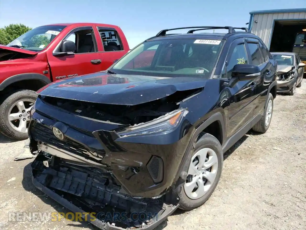 2 fotografías del automóvil dañado JTMG1RFV8KD003100 TOYOTA RAV4 2019