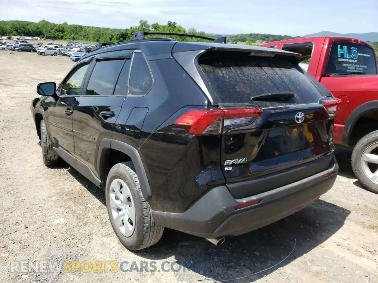 3 fotografías del automóvil dañado JTMG1RFV8KD003100 TOYOTA RAV4 2019