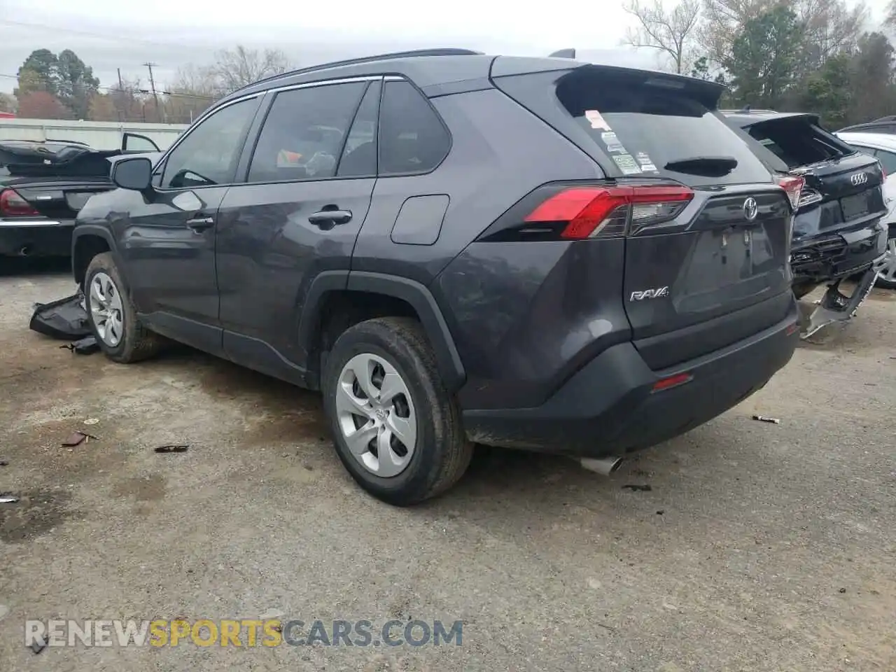 3 Photograph of a damaged car JTMH1RFV0KJ005154 TOYOTA RAV4 2019