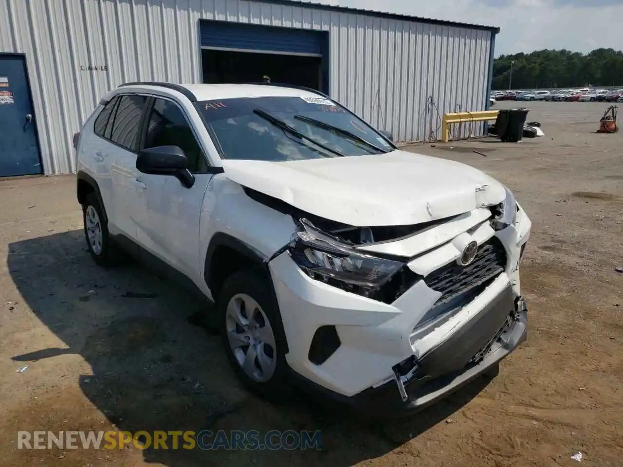 1 Photograph of a damaged car JTMH1RFV1KJ006653 TOYOTA RAV4 2019