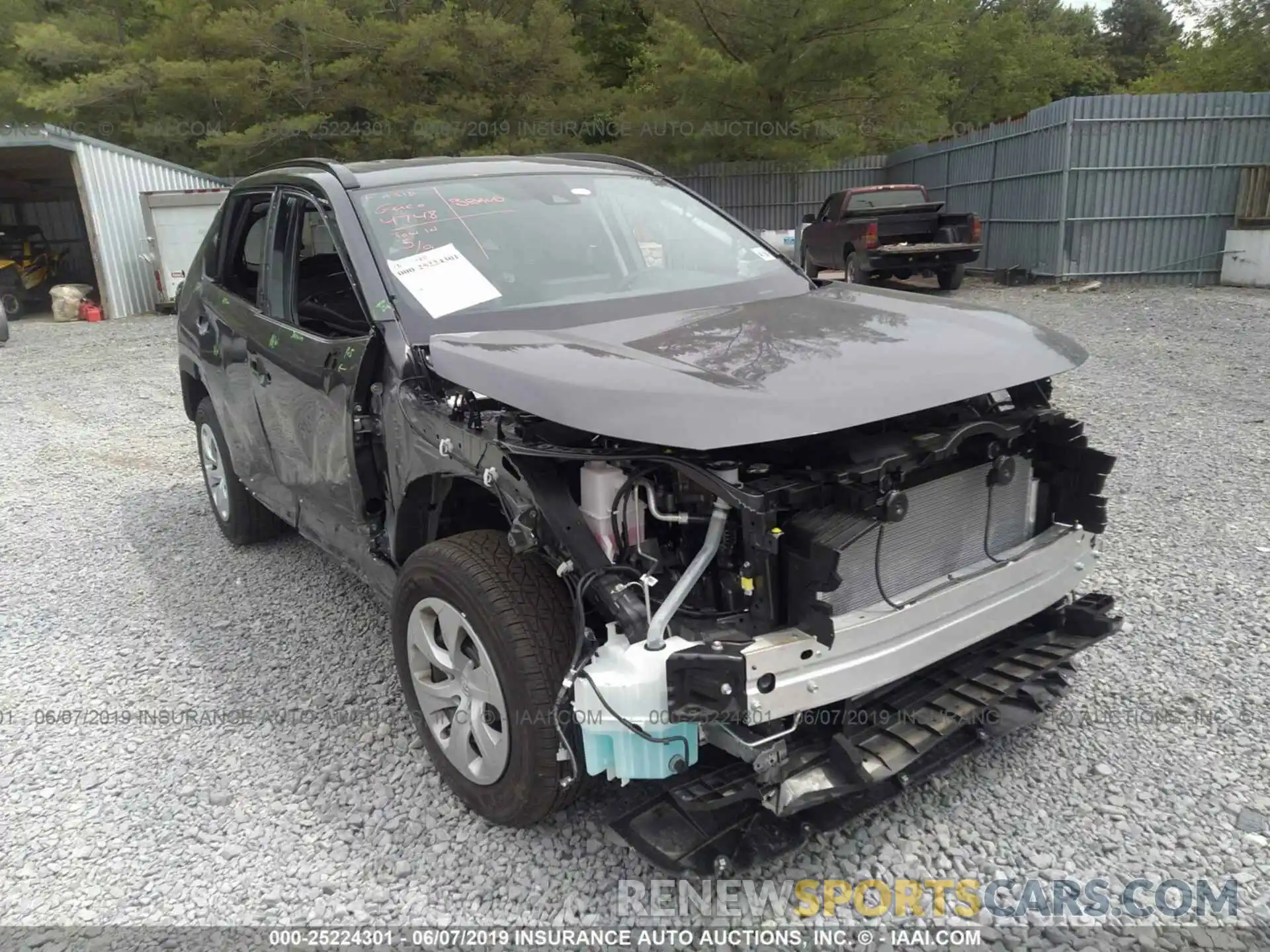 6 Photograph of a damaged car JTMH1RFV1KJ009326 TOYOTA RAV4 2019