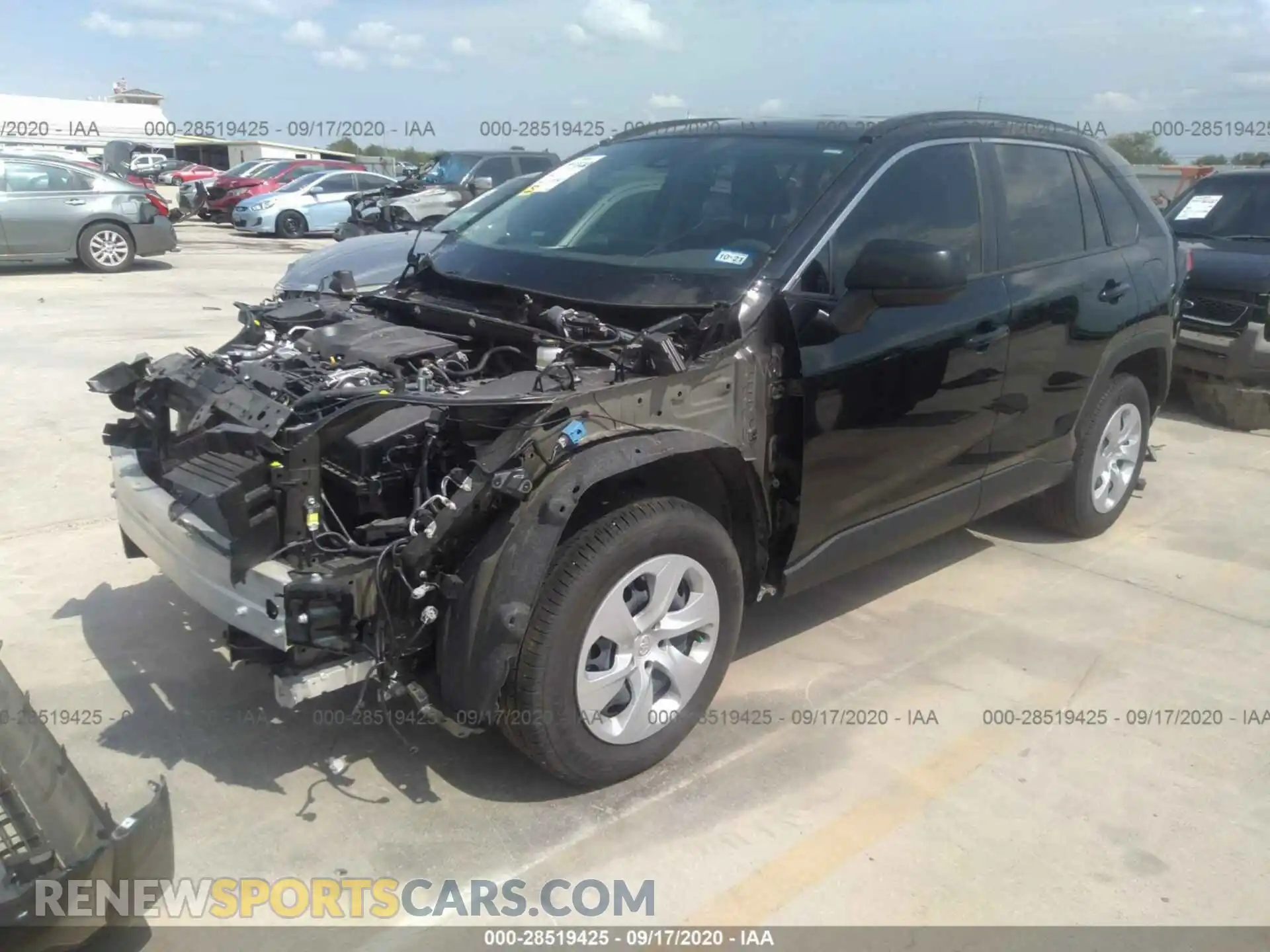 2 Photograph of a damaged car JTMH1RFV2KD516640 TOYOTA RAV4 2019