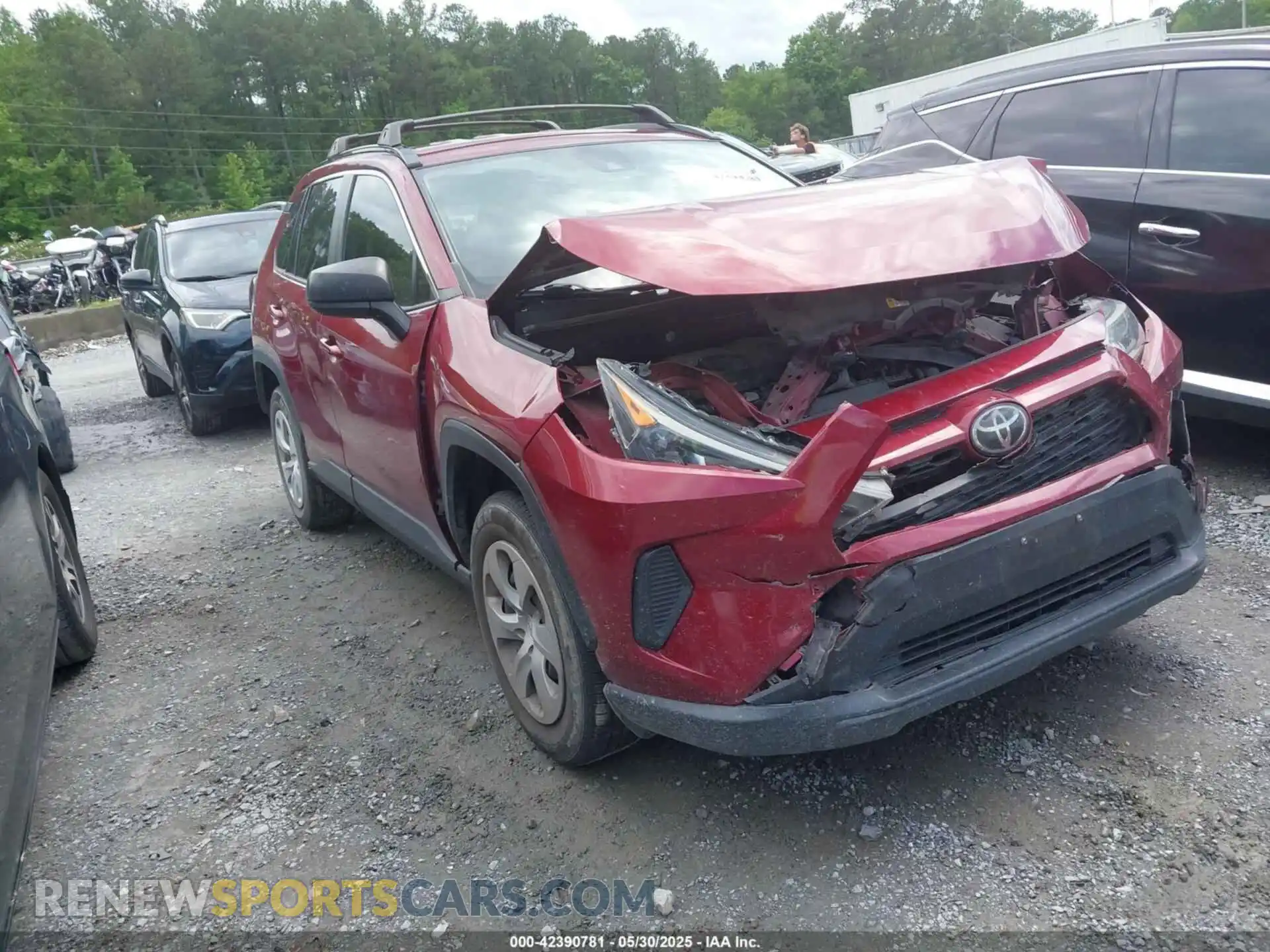 1 Фотография поврежденного автомобиля JTMH1RFV6KD007795 TOYOTA RAV4 2019