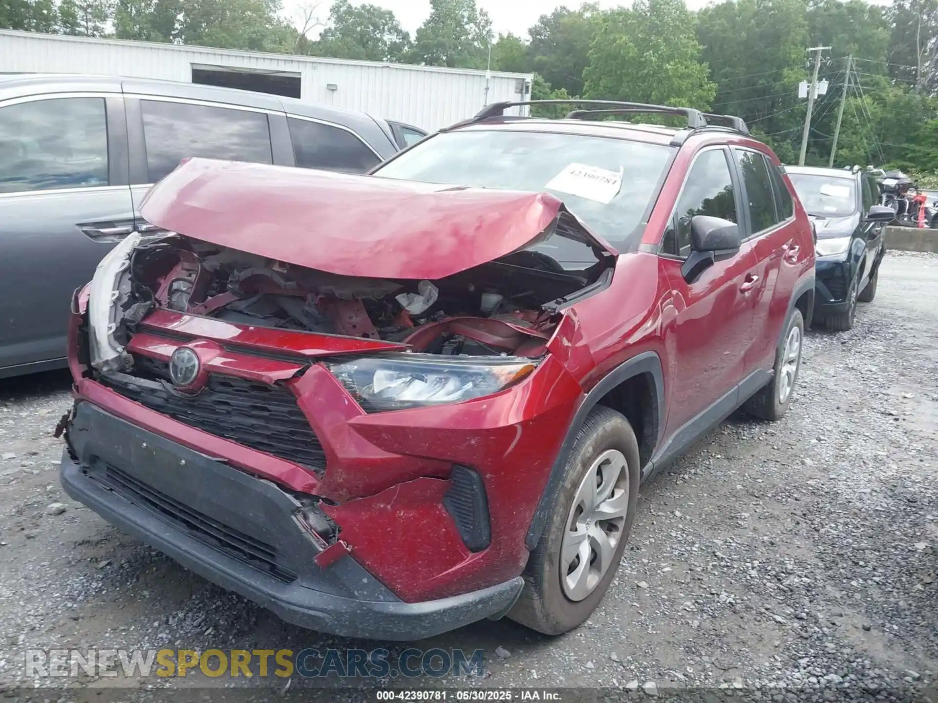 2 Фотография поврежденного автомобиля JTMH1RFV6KD007795 TOYOTA RAV4 2019
