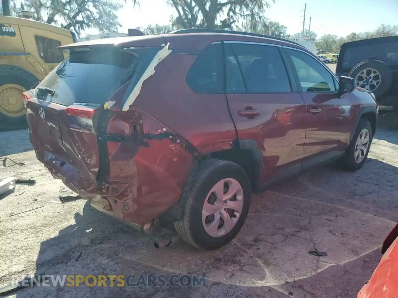 3 Photograph of a damaged car JTMH1RFV6KJ008530 TOYOTA RAV4 2019