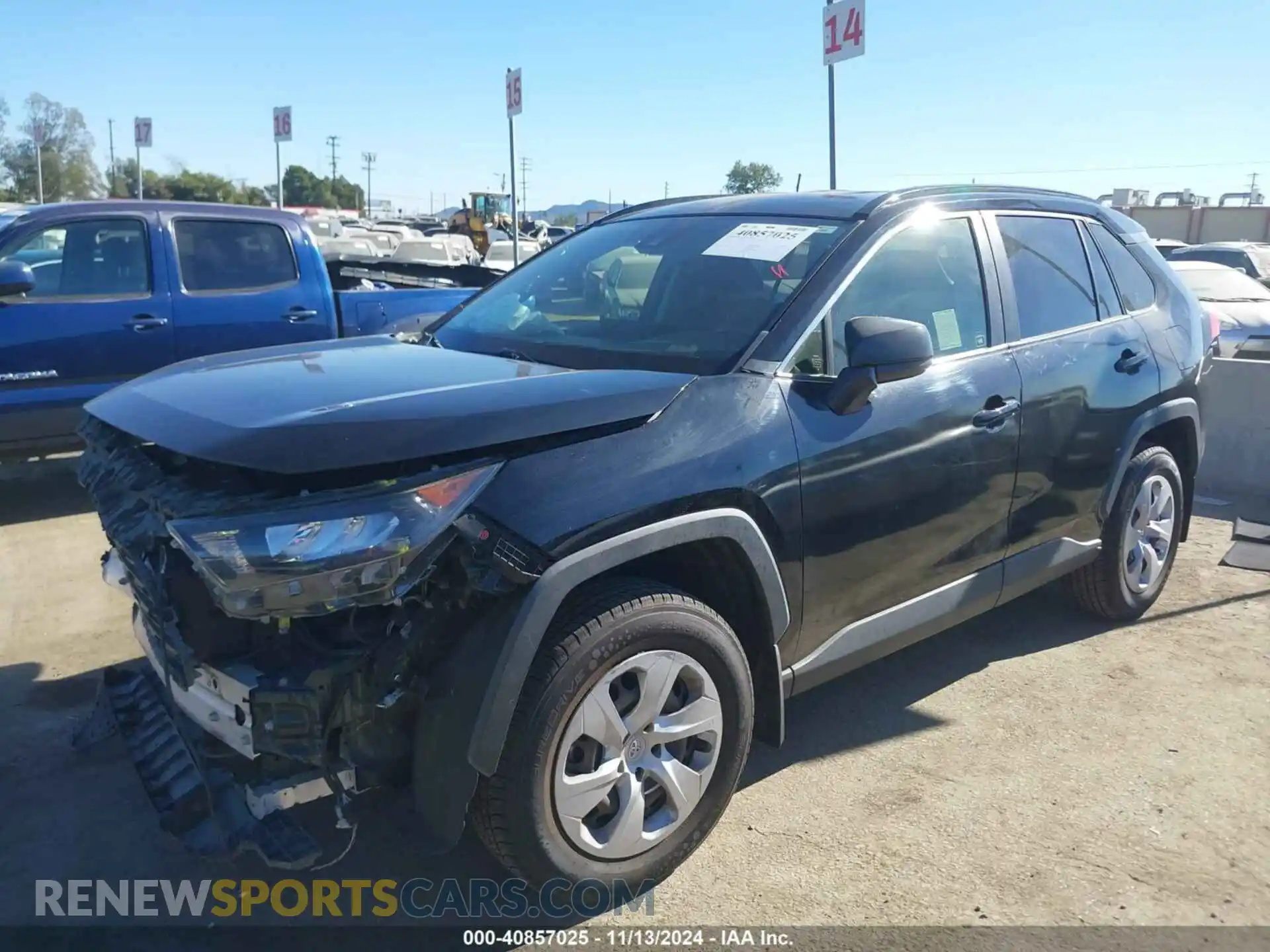 2 Фотография поврежденного автомобиля JTMH1RFV7KD015887 TOYOTA RAV4 2019