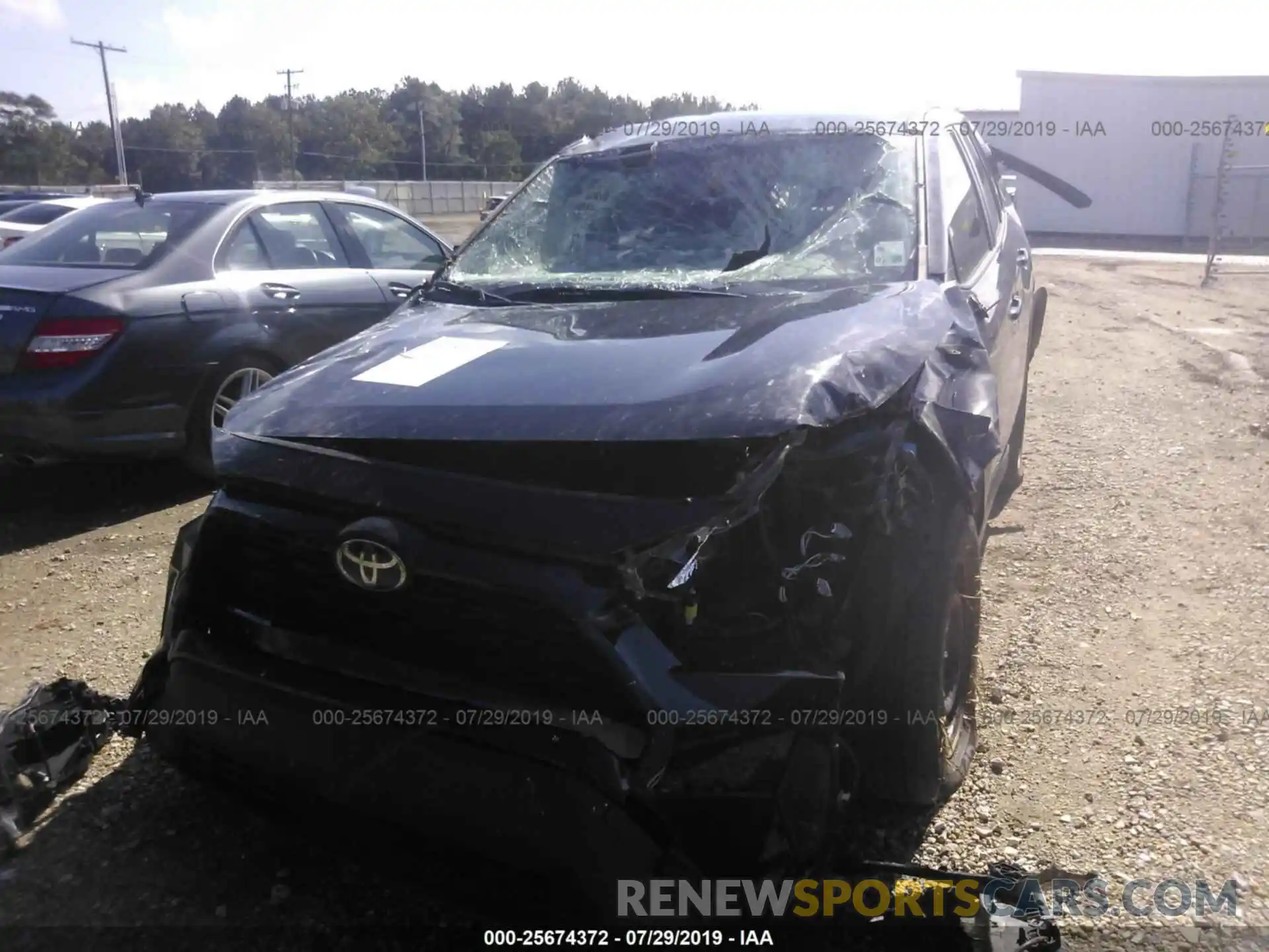 6 Photograph of a damaged car JTMH1RFV7KD017803 TOYOTA RAV4 2019