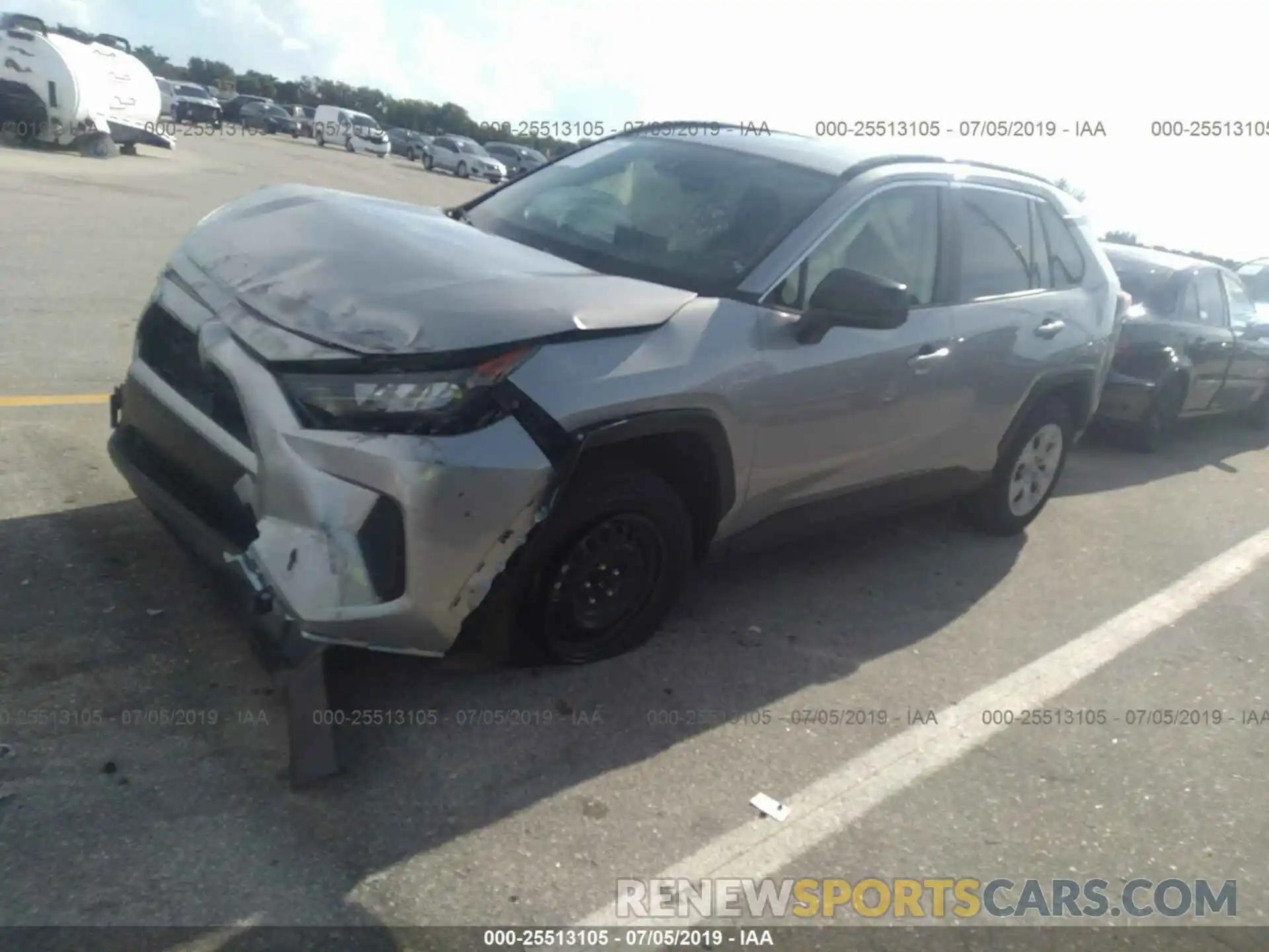 2 Photograph of a damaged car JTMH1RFV7KD508081 TOYOTA RAV4 2019