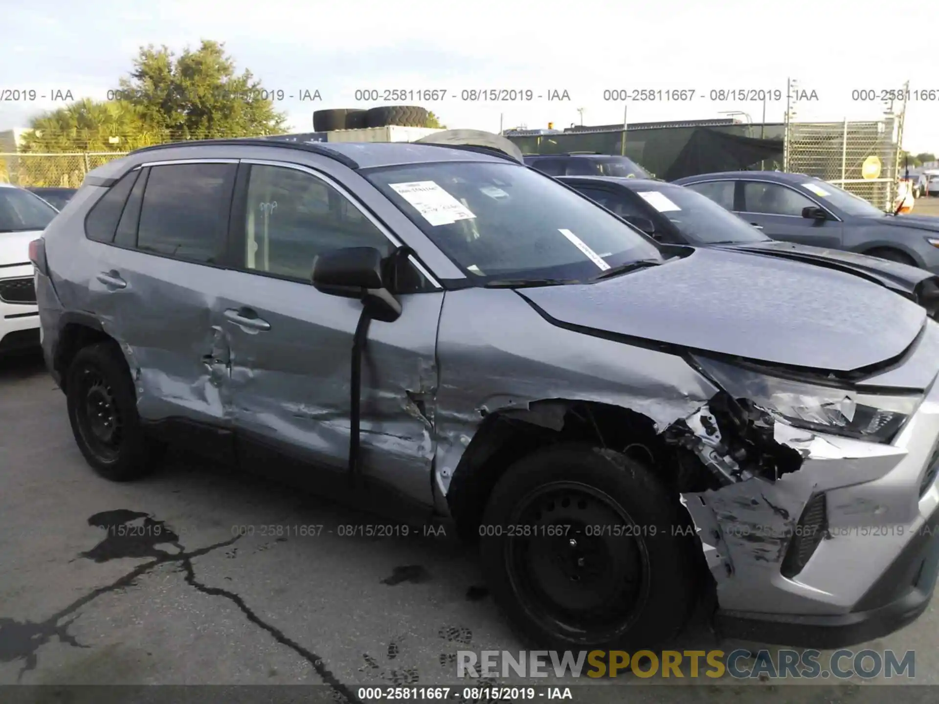 6 Photograph of a damaged car JTMH1RFV8KD012156 TOYOTA RAV4 2019