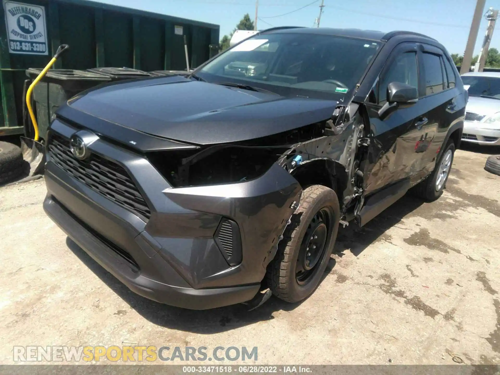 2 Photograph of a damaged car JTMK1RFV5KD036792 TOYOTA RAV4 2019