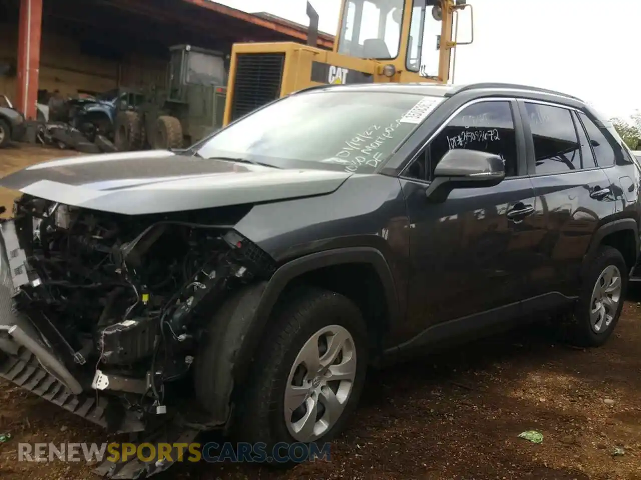 2 Photograph of a damaged car JTMK1RFV7KD037863 TOYOTA RAV4 2019