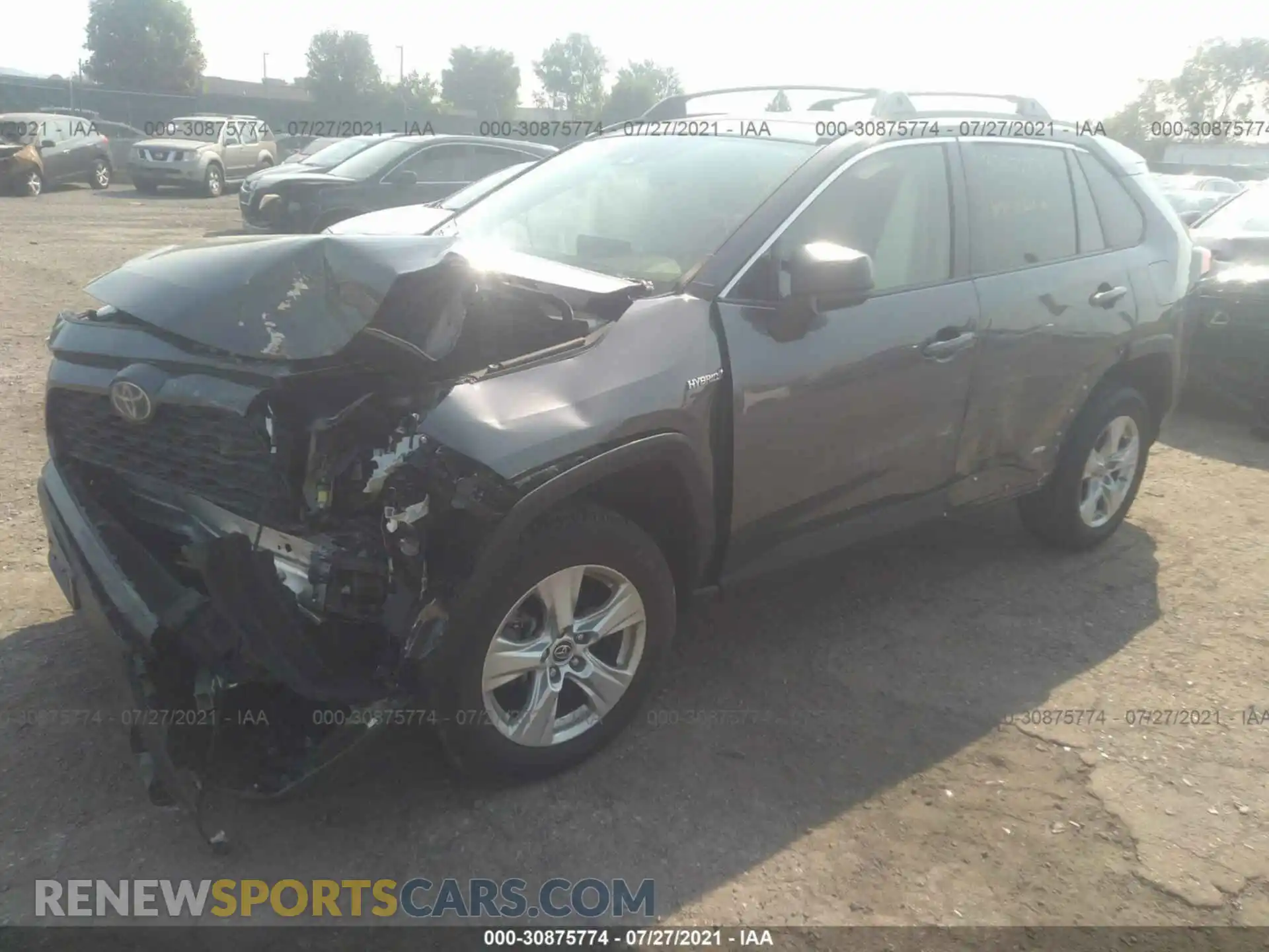2 Фотография поврежденного автомобиля JTMLWRFV0KD513117 TOYOTA RAV4 2019