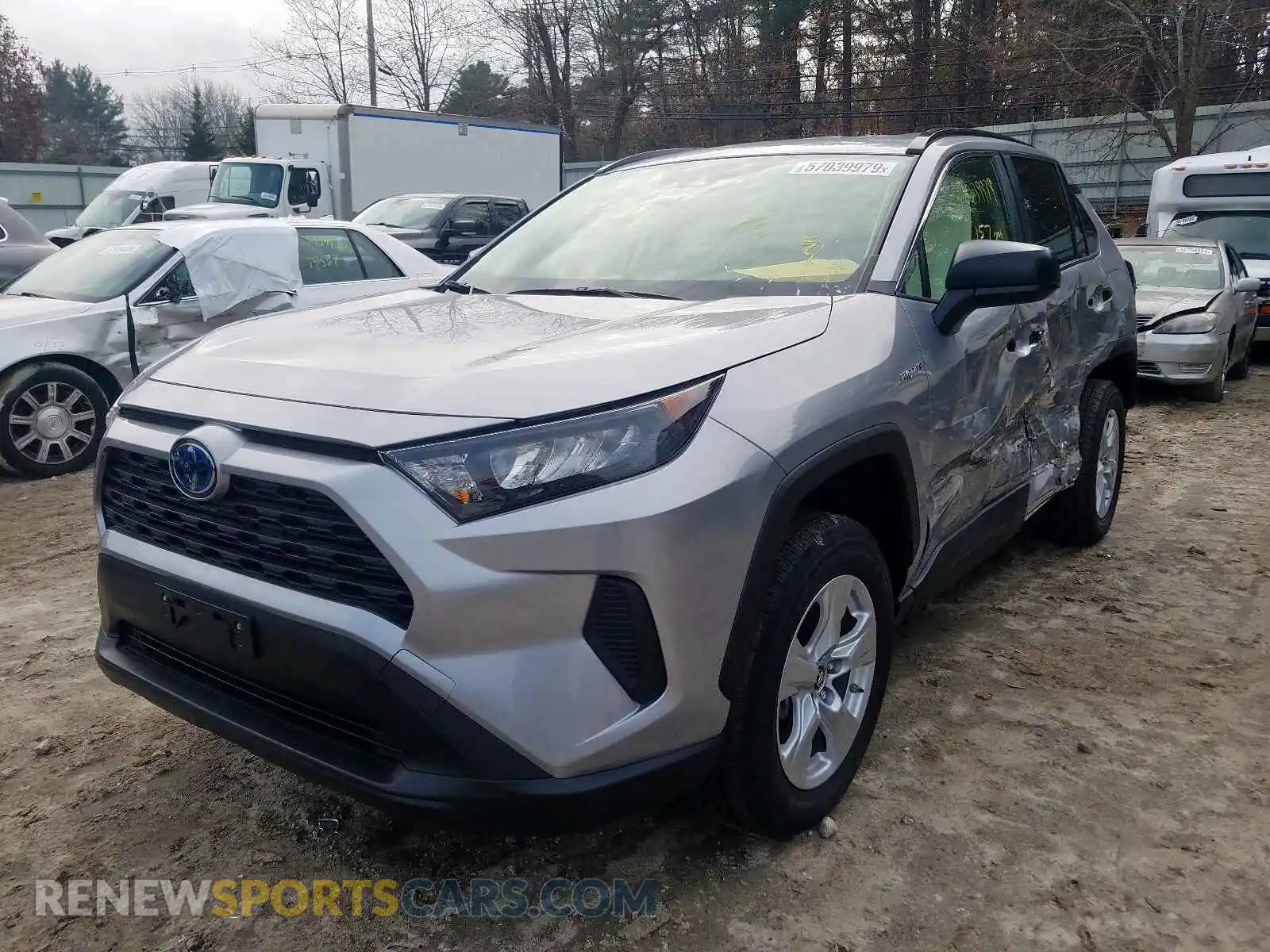2 Photograph of a damaged car JTMLWRFV0KD514753 TOYOTA RAV4 2019