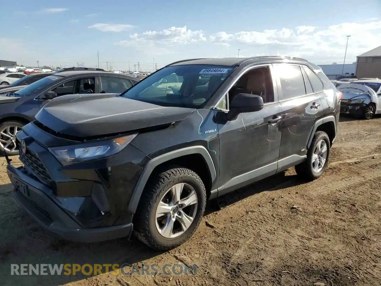 1 Фотография поврежденного автомобиля JTMLWRFV3KD021567 TOYOTA RAV4 2019