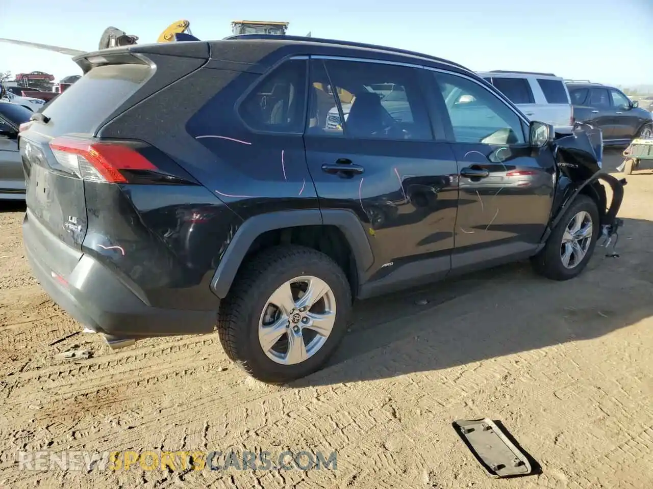 3 Фотография поврежденного автомобиля JTMLWRFV3KD021567 TOYOTA RAV4 2019