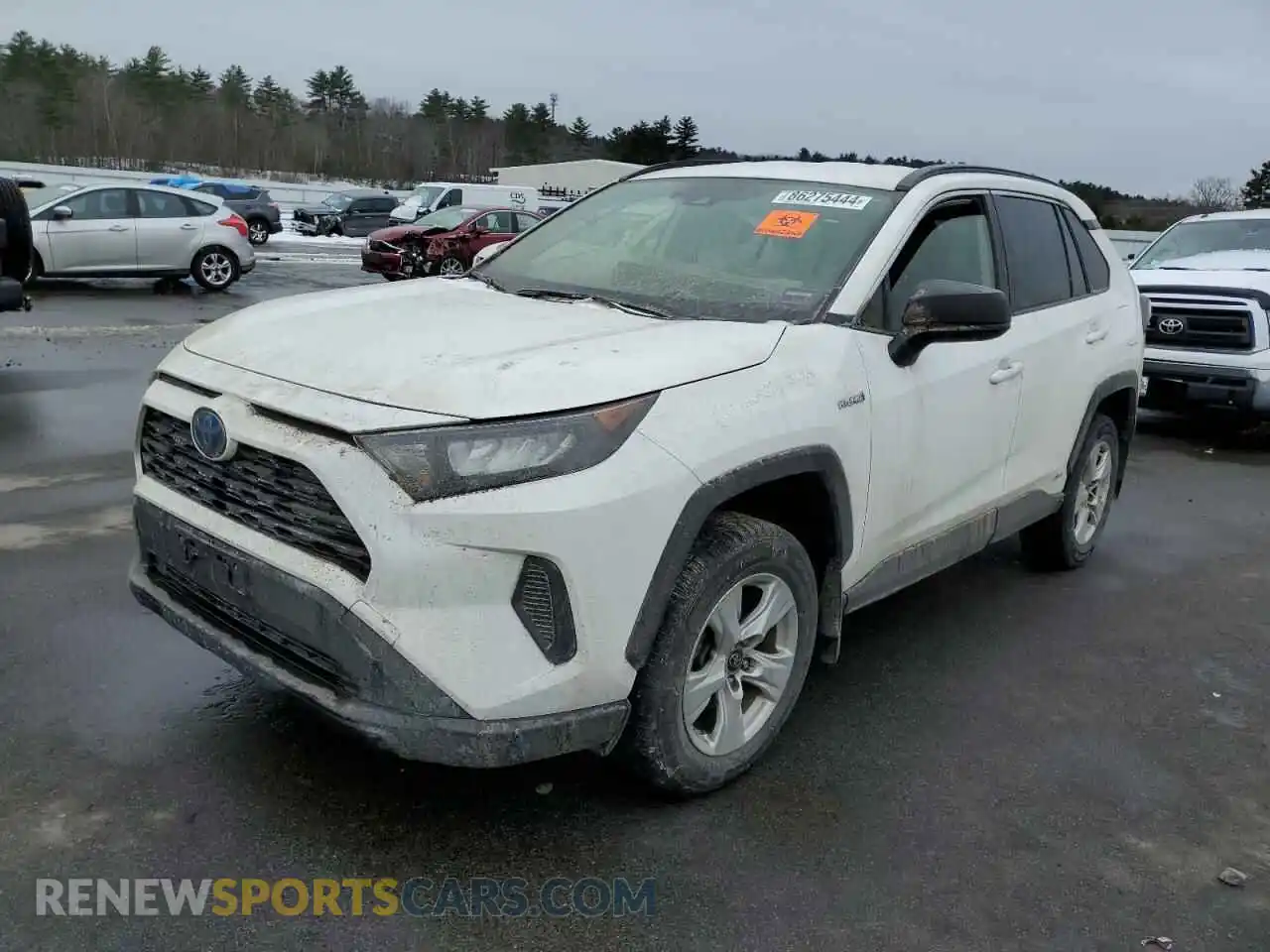 1 Photograph of a damaged car JTMLWRFV7KD025296 TOYOTA RAV4 2019