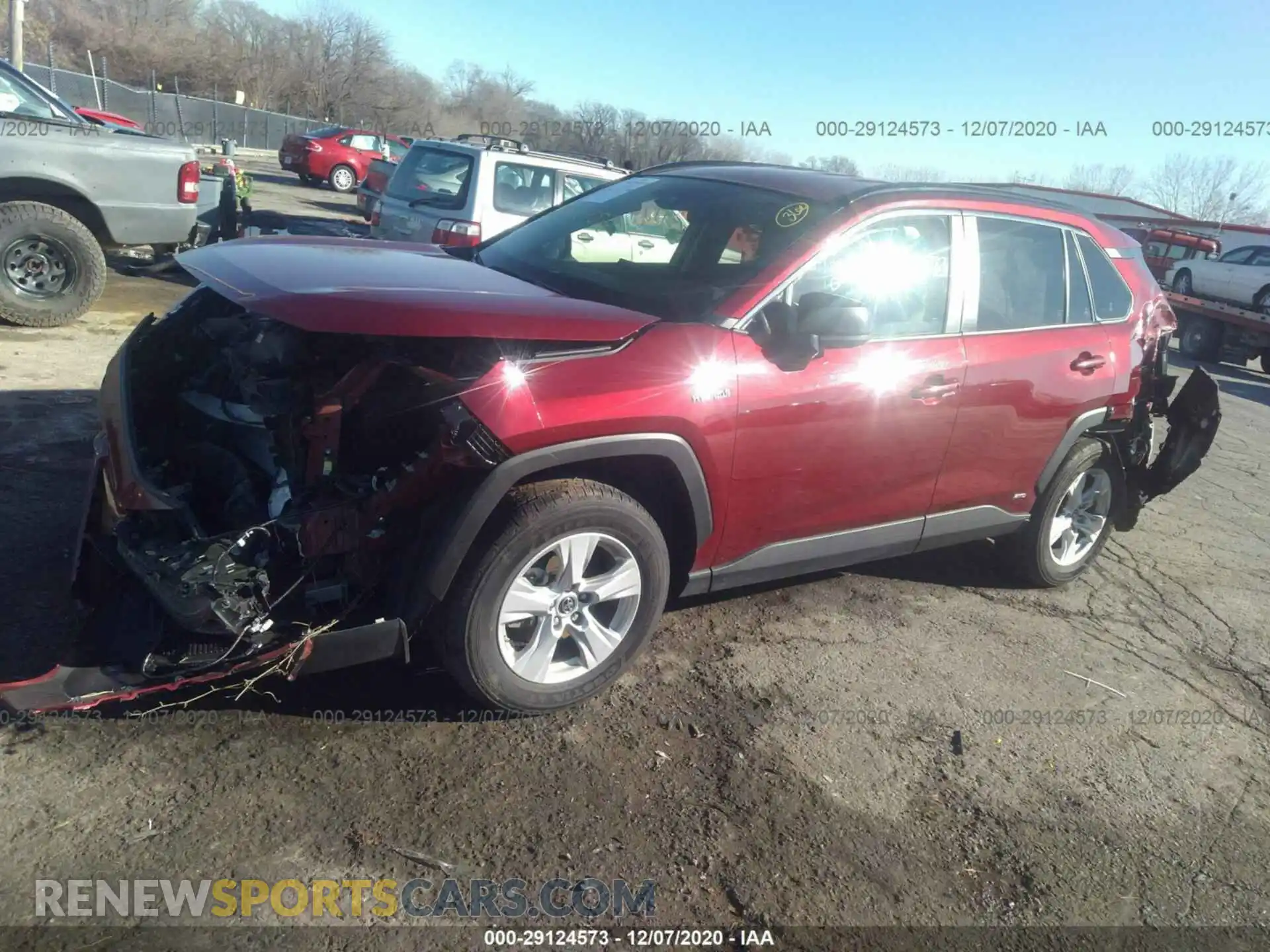 2 Photograph of a damaged car JTMLWRFV8KD022794 TOYOTA RAV4 2019