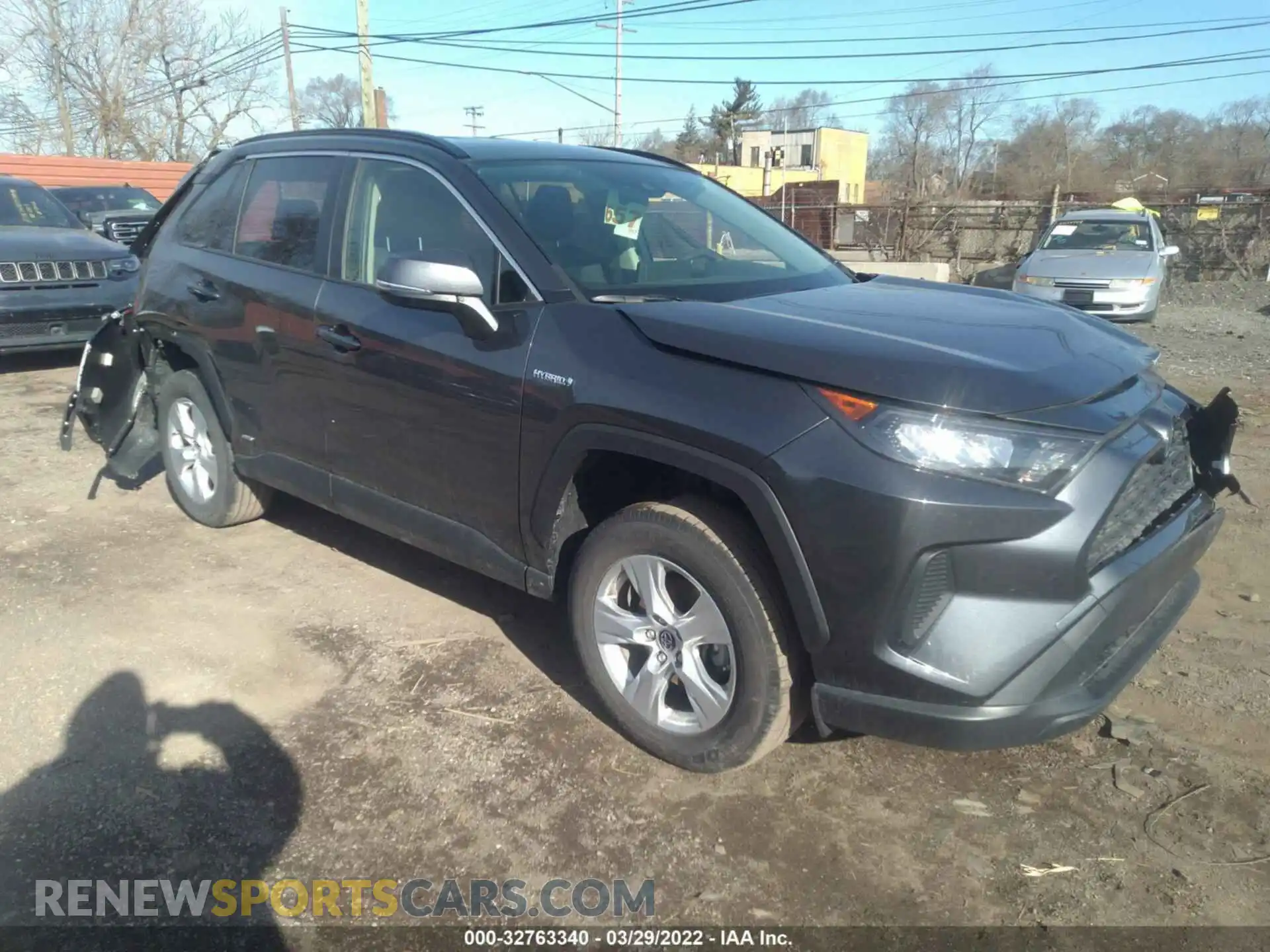 1 Photograph of a damaged car JTMMWRFV0KD011647 TOYOTA RAV4 2019