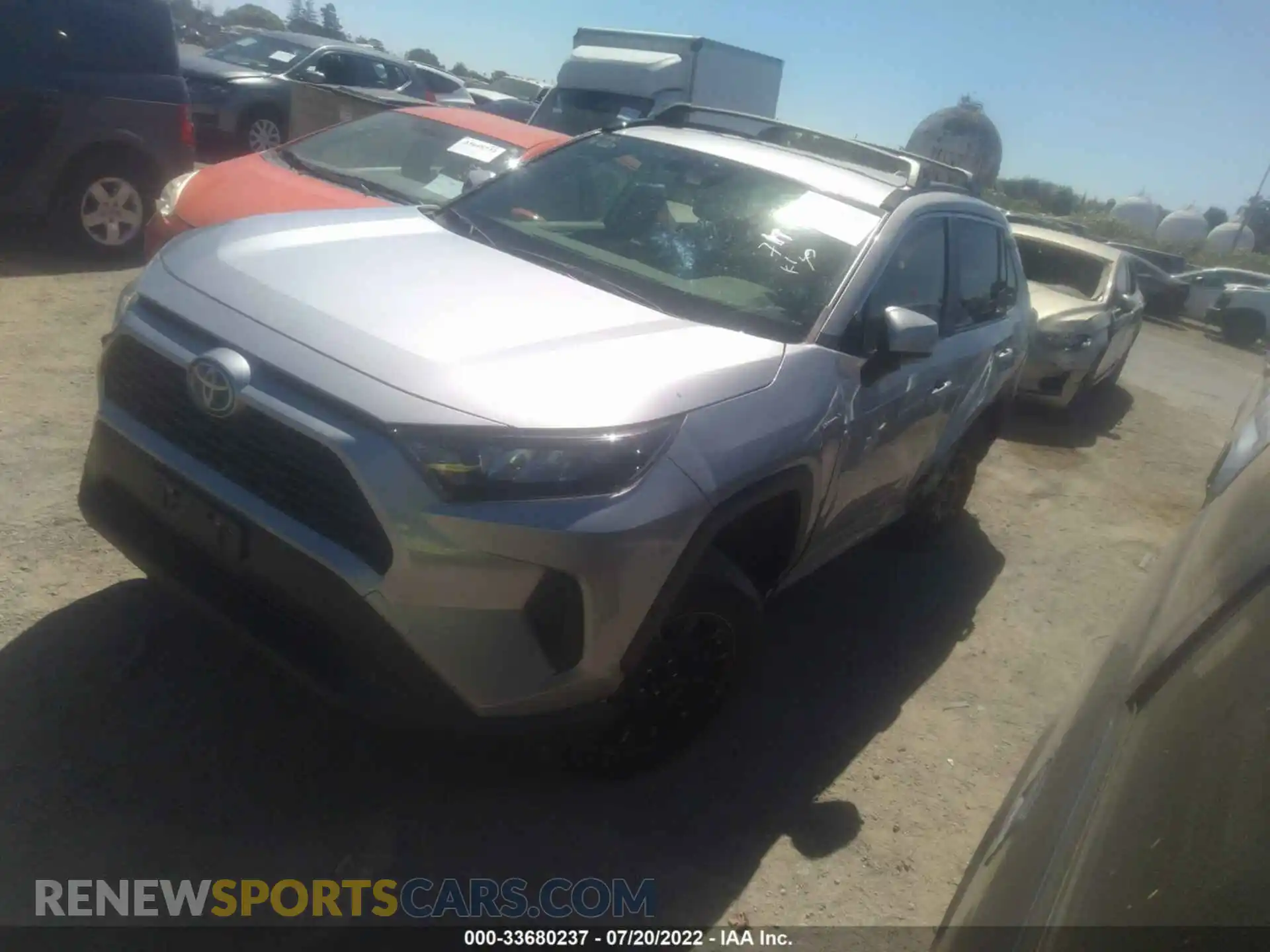 2 Photograph of a damaged car JTMMWRFV0KD042297 TOYOTA RAV4 2019