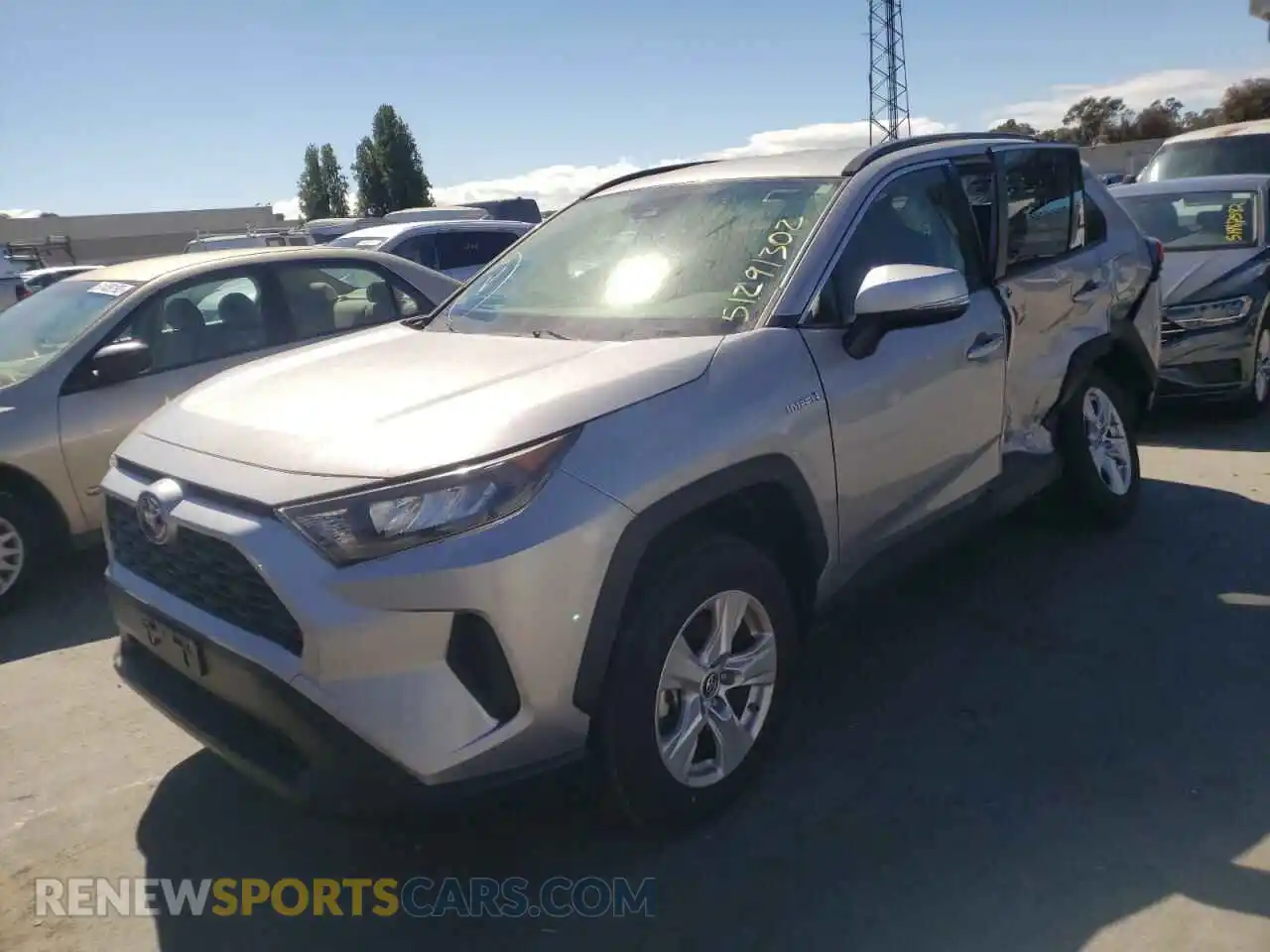 2 Photograph of a damaged car JTMMWRFV1KD514636 TOYOTA RAV4 2019