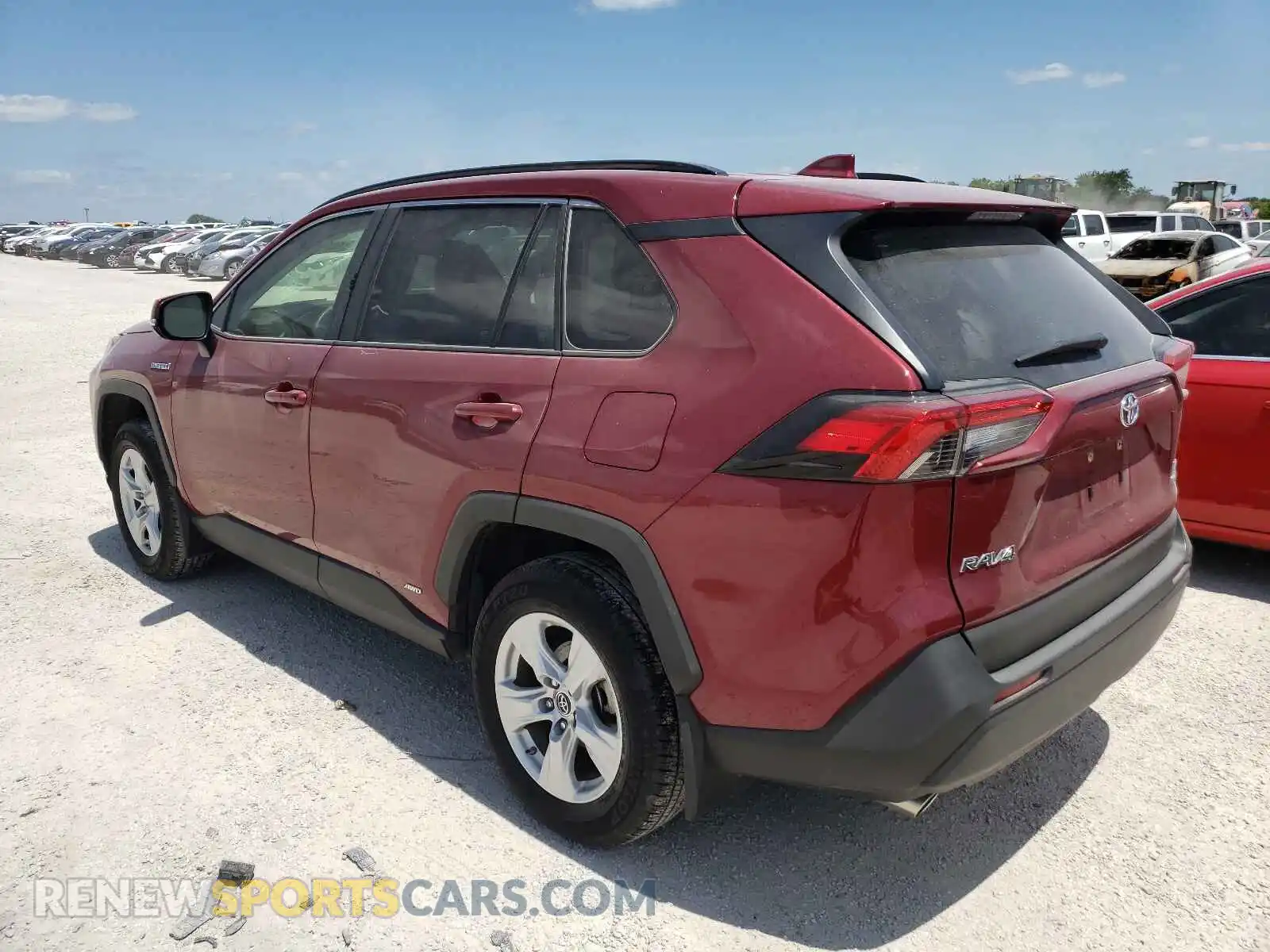 3 Photograph of a damaged car JTMMWRFV2KD007809 TOYOTA RAV4 2019