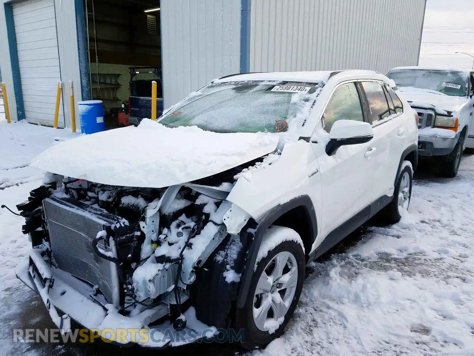 2 Photograph of a damaged car JTMMWRFV2KD014193 TOYOTA RAV4 2019