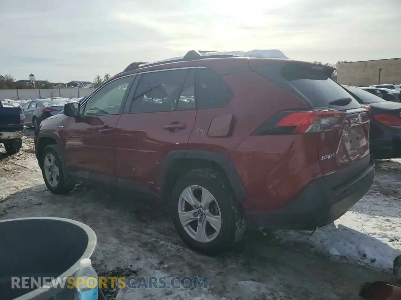 2 Photograph of a damaged car JTMMWRFV3KD026644 TOYOTA RAV4 2019
