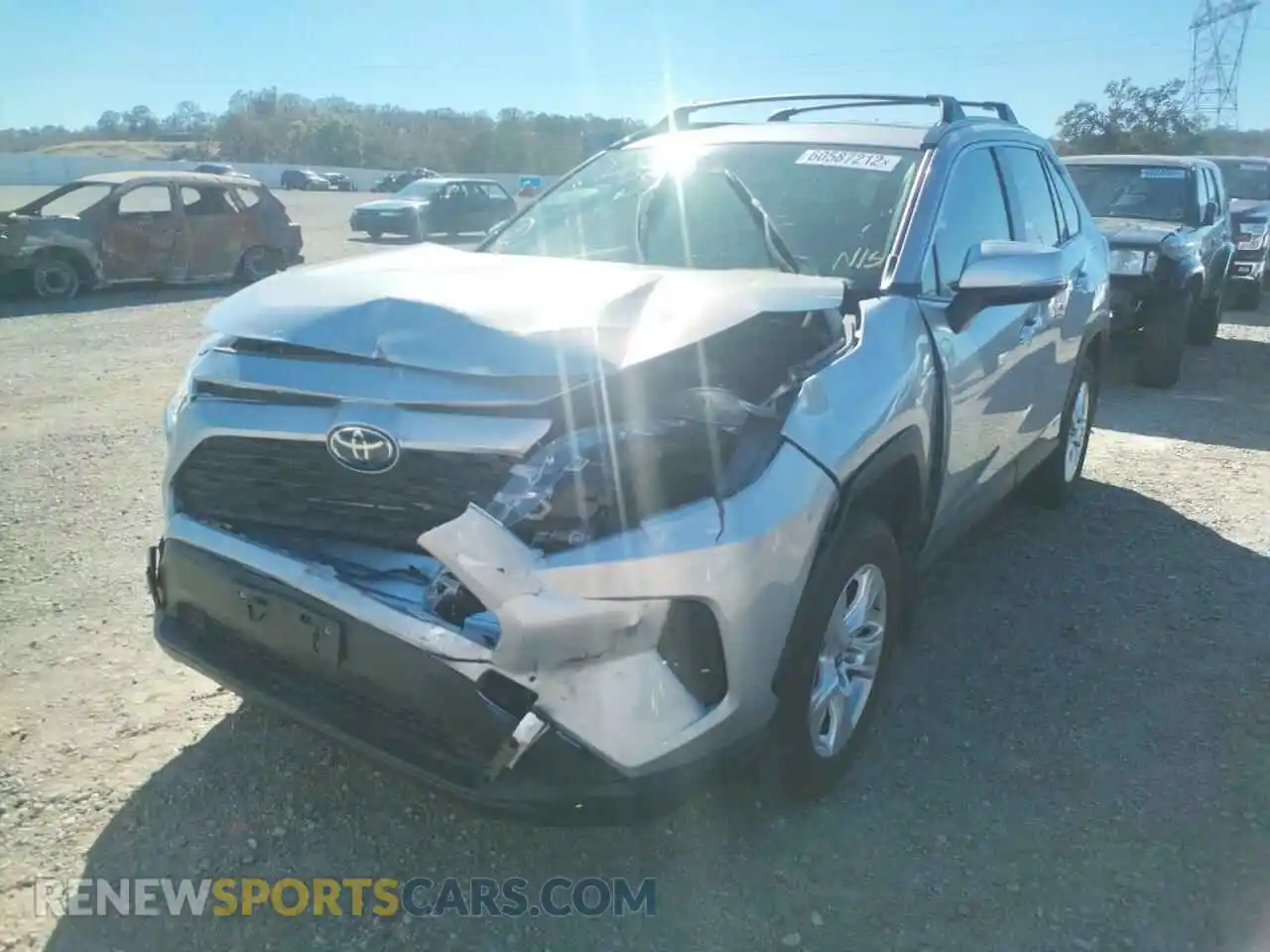 2 Photograph of a damaged car JTMMWRFV3KD504190 TOYOTA RAV4 2019