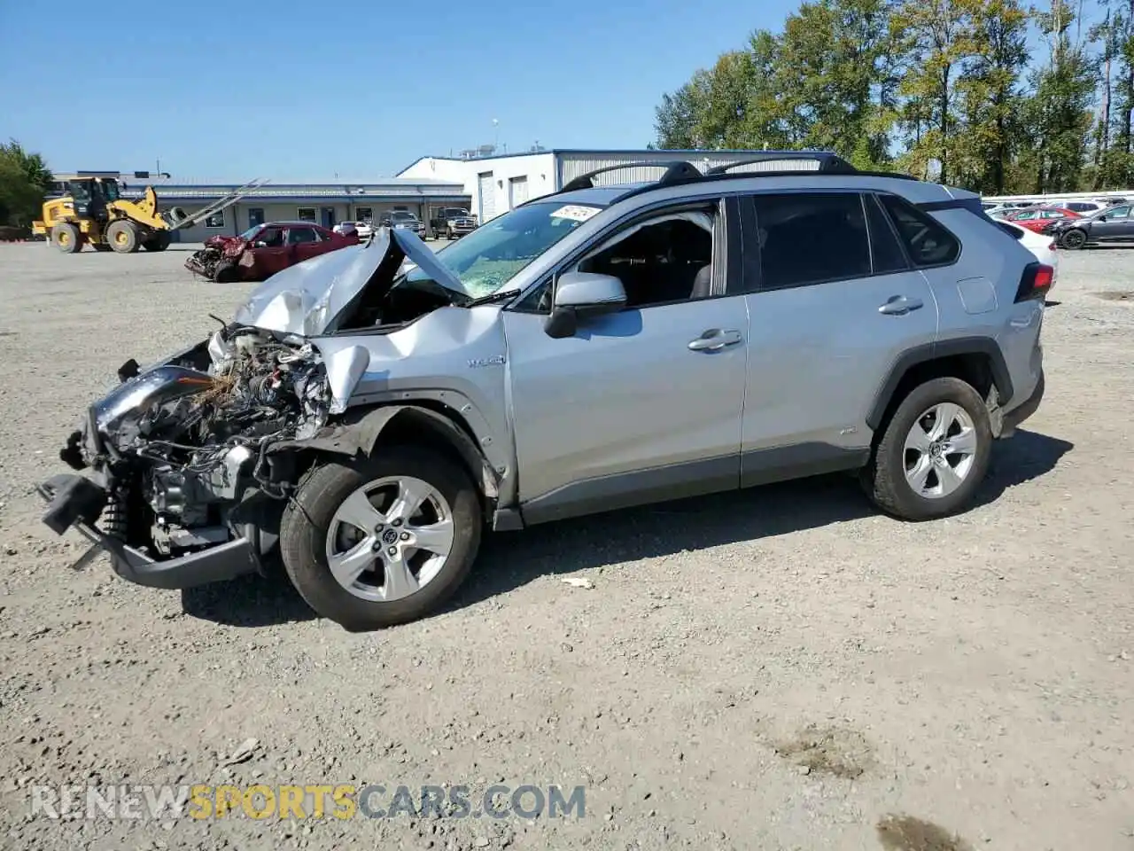1 Photograph of a damaged car JTMMWRFV3KJ005200 TOYOTA RAV4 2019
